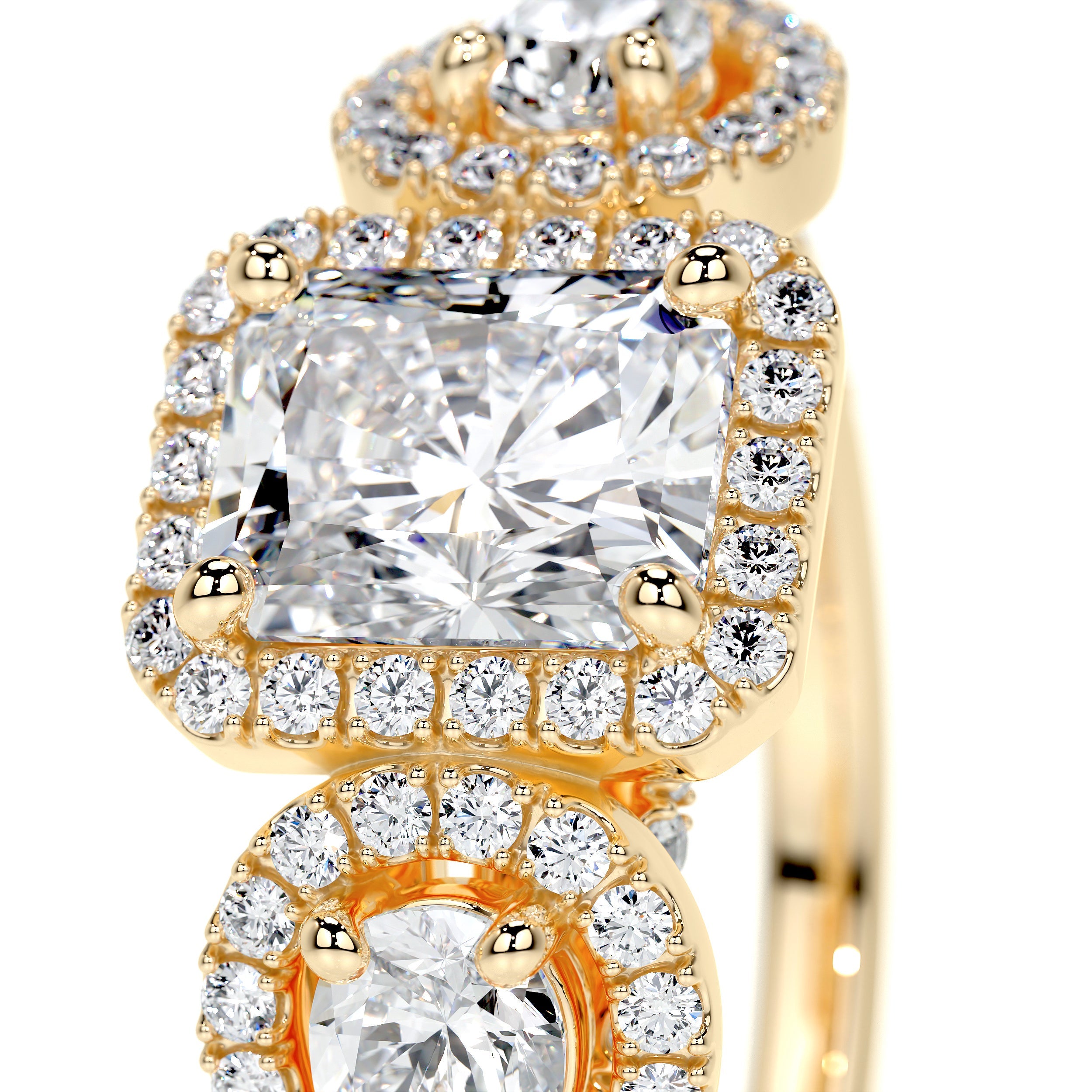 Violet Lab Grown Diamond Ring - 18K Yellow Gold、mySite、hinf8tx79