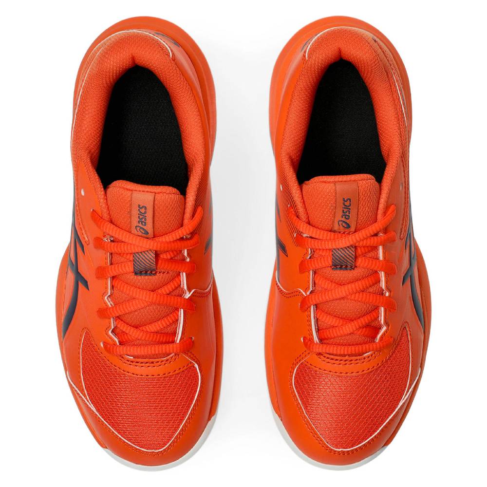 Asics Gel Game GS Junior Tennis Shoe (Nova Orange/Indigo Fog)