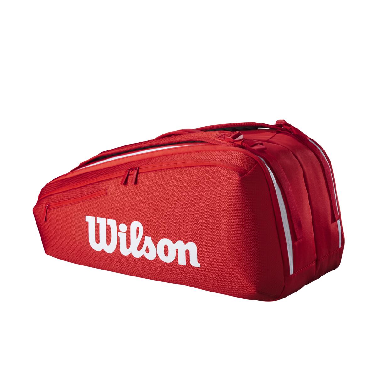 Wilson Super Tour 9 Pack 2025 Racquet Bag (Red)
