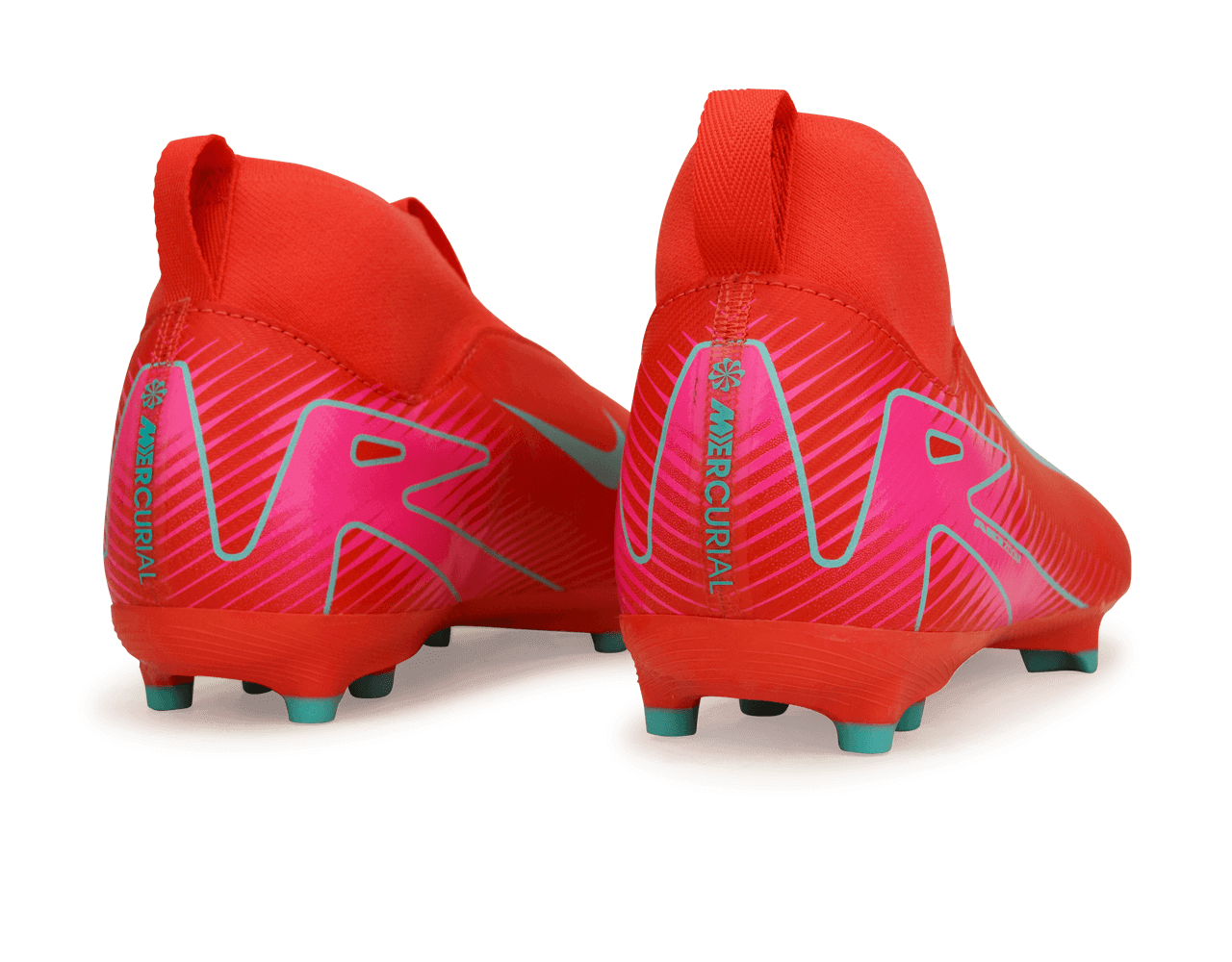 Nike Kids Zoom Mercurial Superfly 10 Academy FG/MG Ember Glow/Aurora Green、mySite、noshort