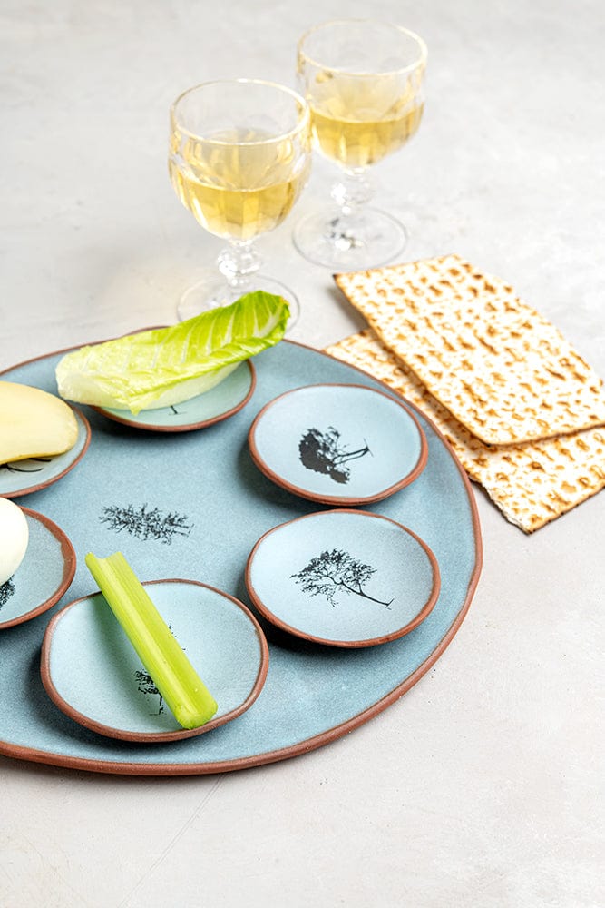 Trees of Israel Seder Plate - Blue、mySite、topwebapps
