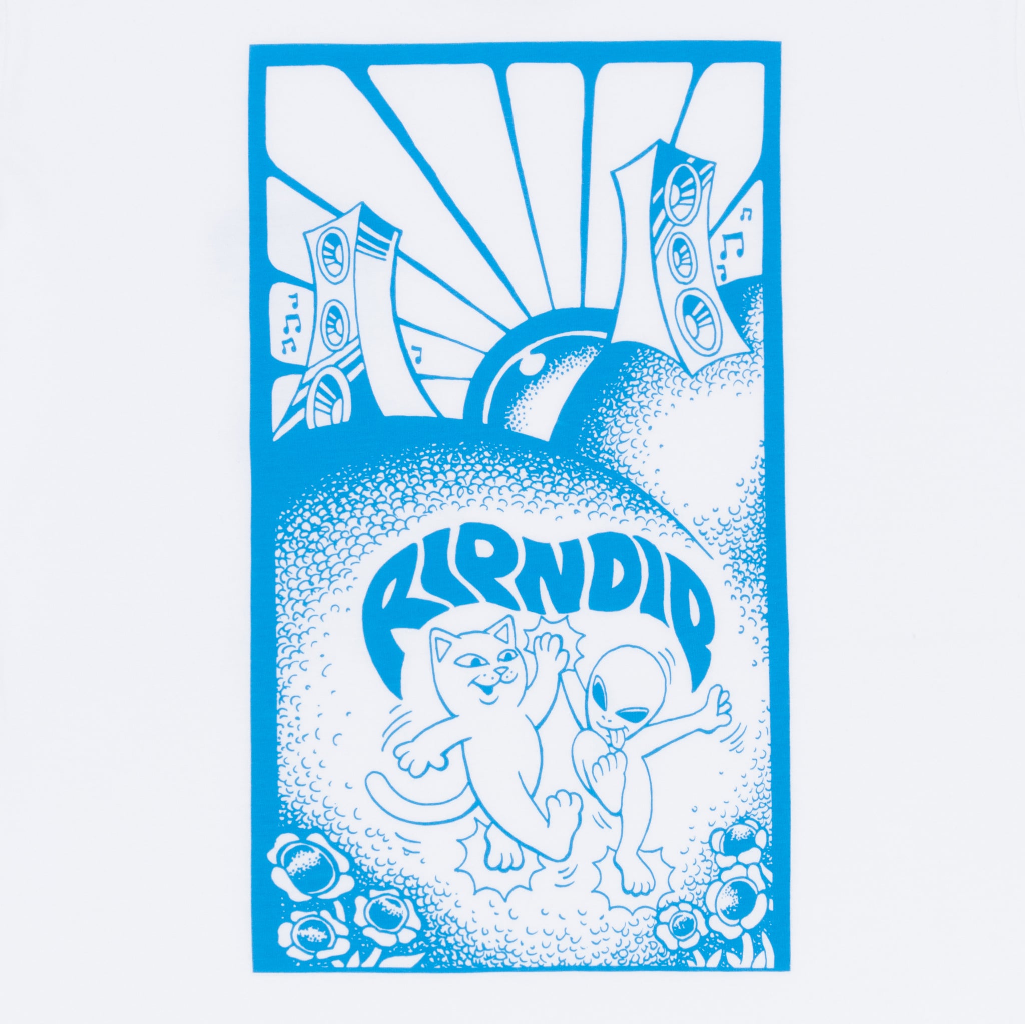  Bassrush Tee (White)、mySite、merchandisen