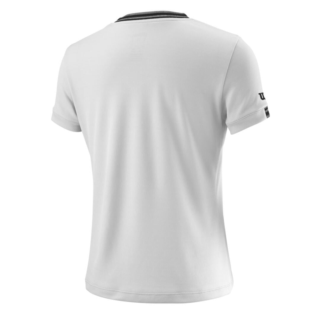 Wilson Girls' Team V-Neck (White)