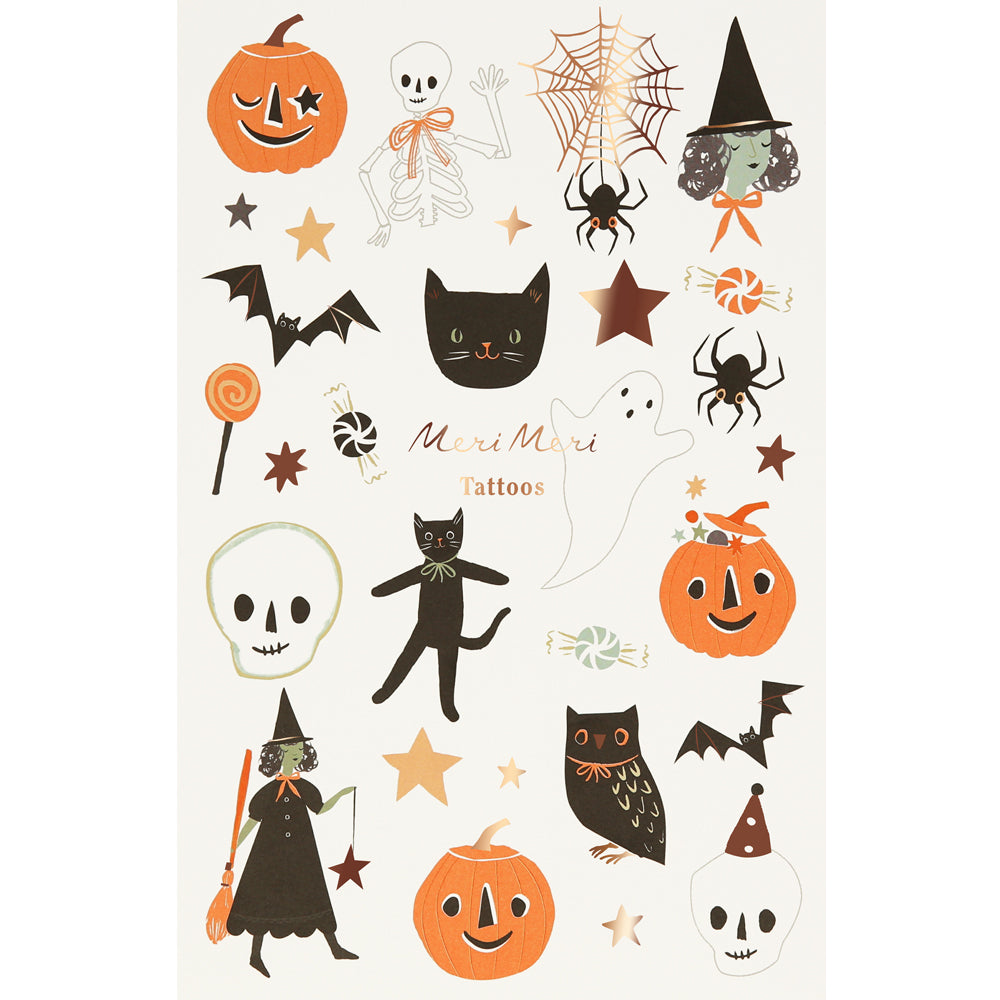  It's Halloween Temporary Tattoo Sheets、mySite、ghnorth