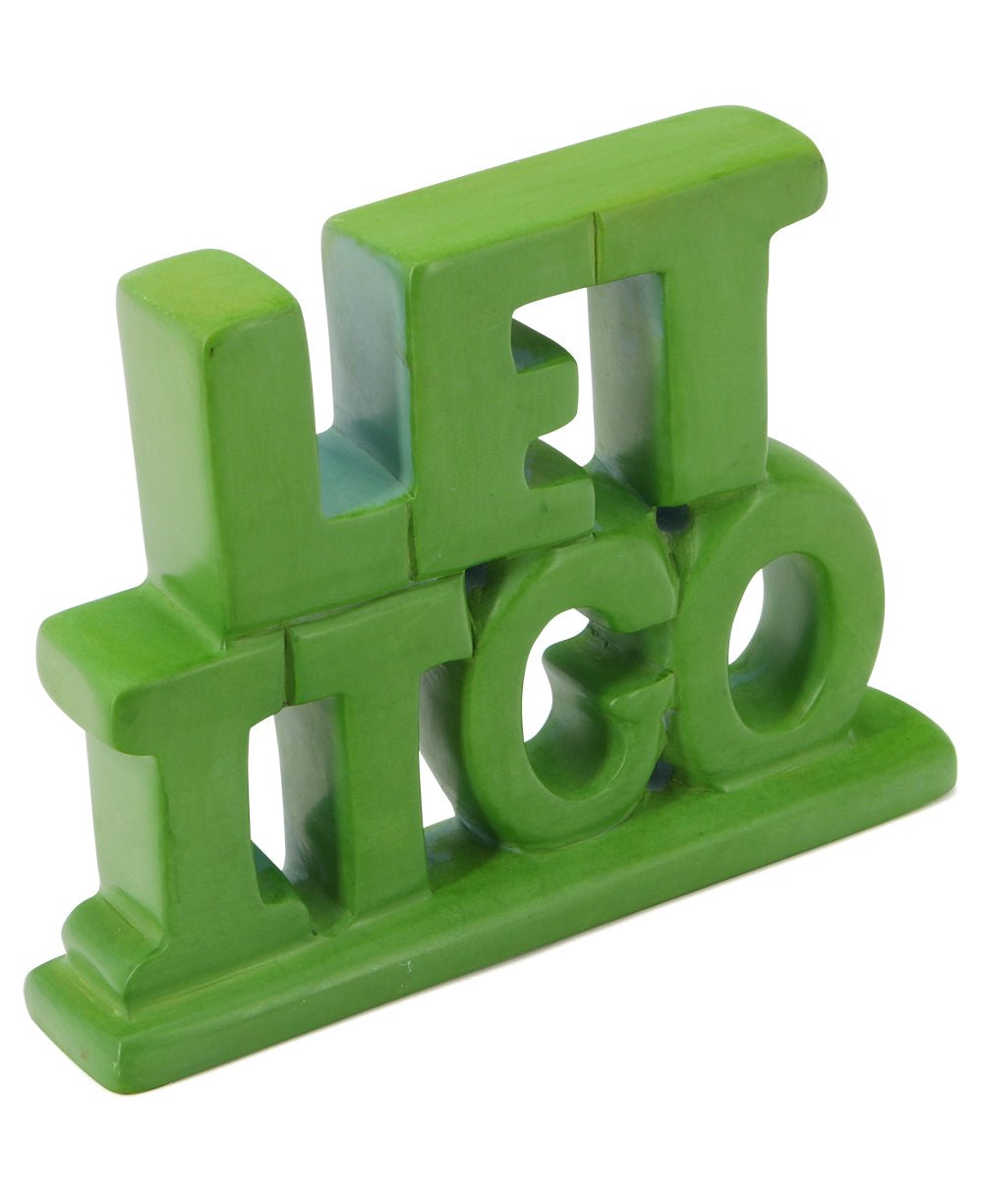 Let It Go Handmade Soapstone Desk Art、mySite、topwebapps