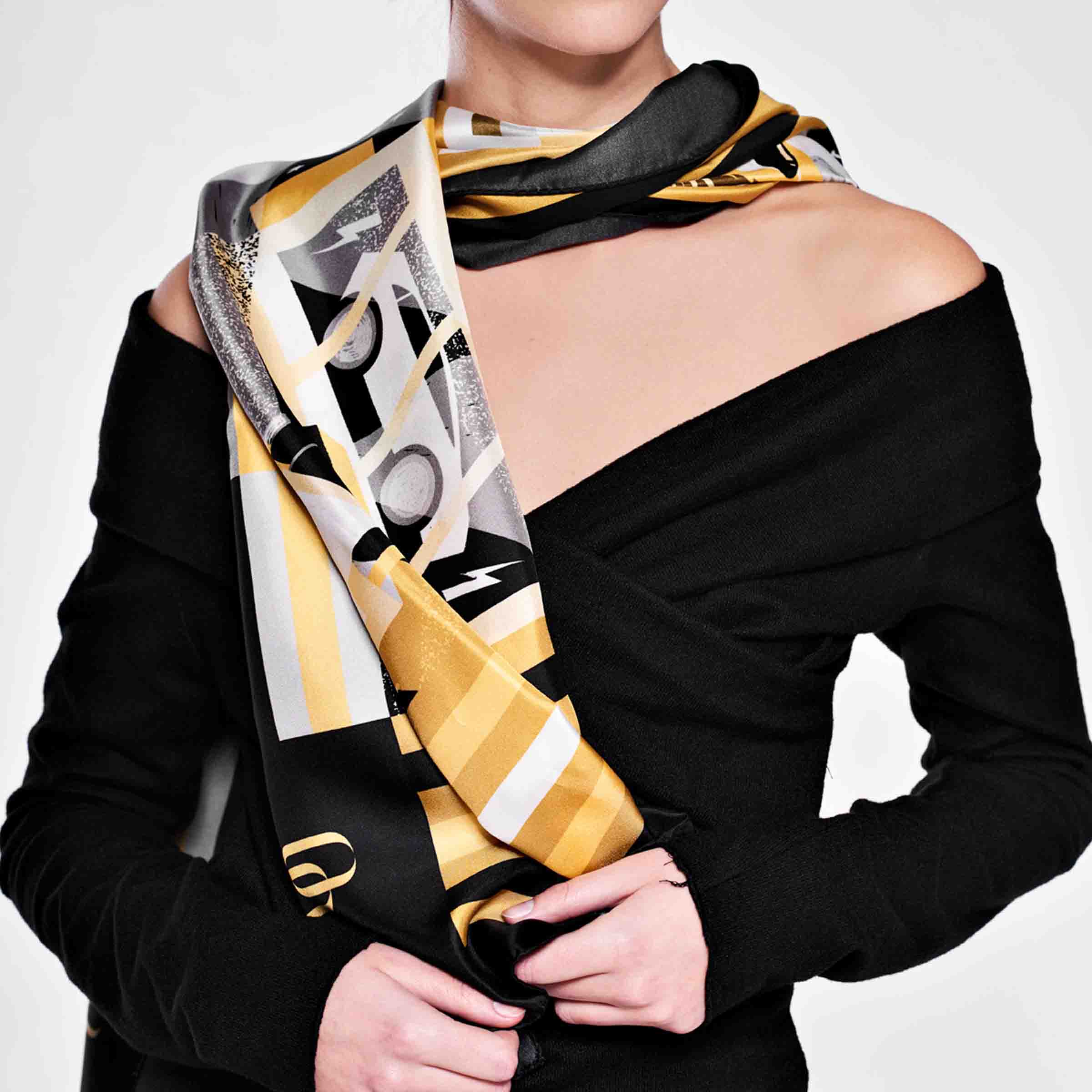 Silk Stole ANNI2000 by Marco Brancato for Orequo、mySite、neckold