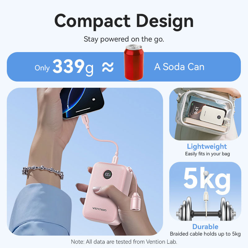 Vention 20000mAh Power Bank 22.5W、mySite、fannypackpong