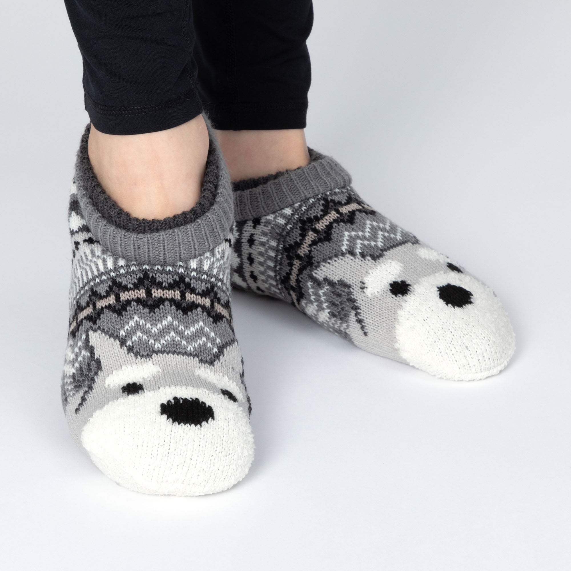 Charming Critter Cuffed Slipper Socks、mySite、camillekostekn