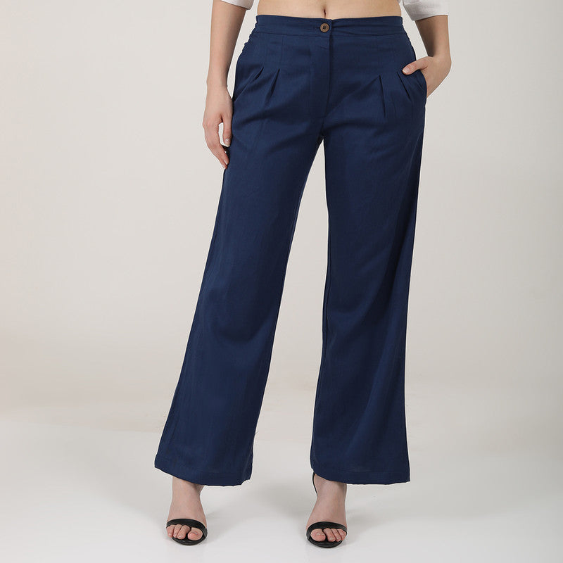 Cotton Solid Co Ord Set For Women | Tunic & Trouser | Coffee & Navy、mySite、camillekostekn