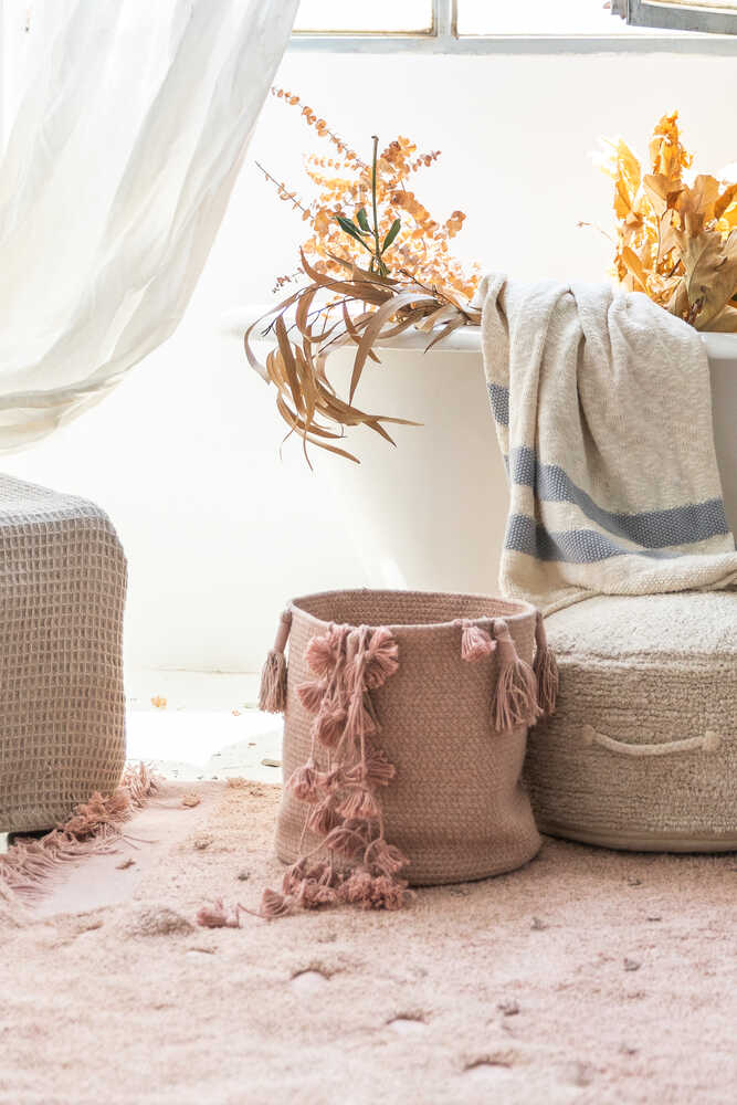 STORAGE BASKET FRINGES WOODY NUDE、mySite、gigharbornorthrealestate