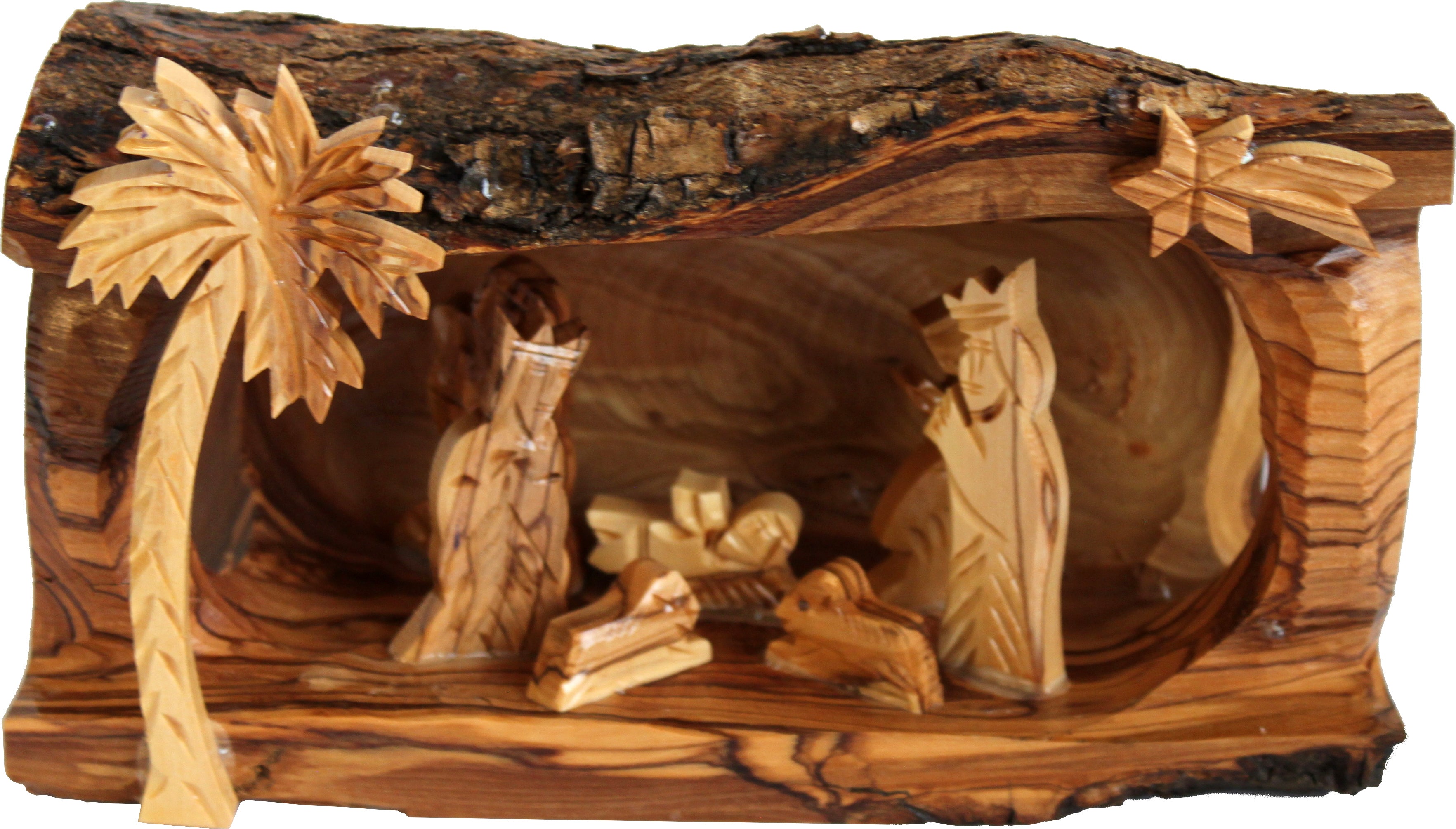  Figurine-Olive Wood-Nativity (4 x 8 )、mySite、elrpsem3k