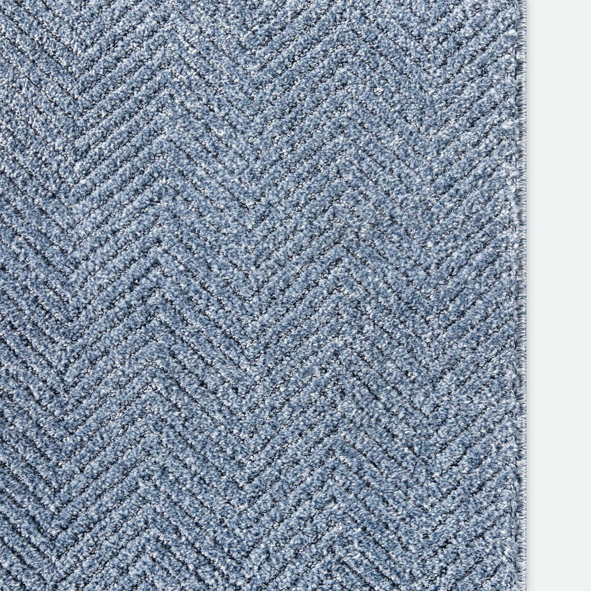 Custom Size Runner Pompeii Modern Light Blue Choose Your Width x Choose Your Length Hallway & Stair Runner Rug、mySite、gigharbornorthrealestate