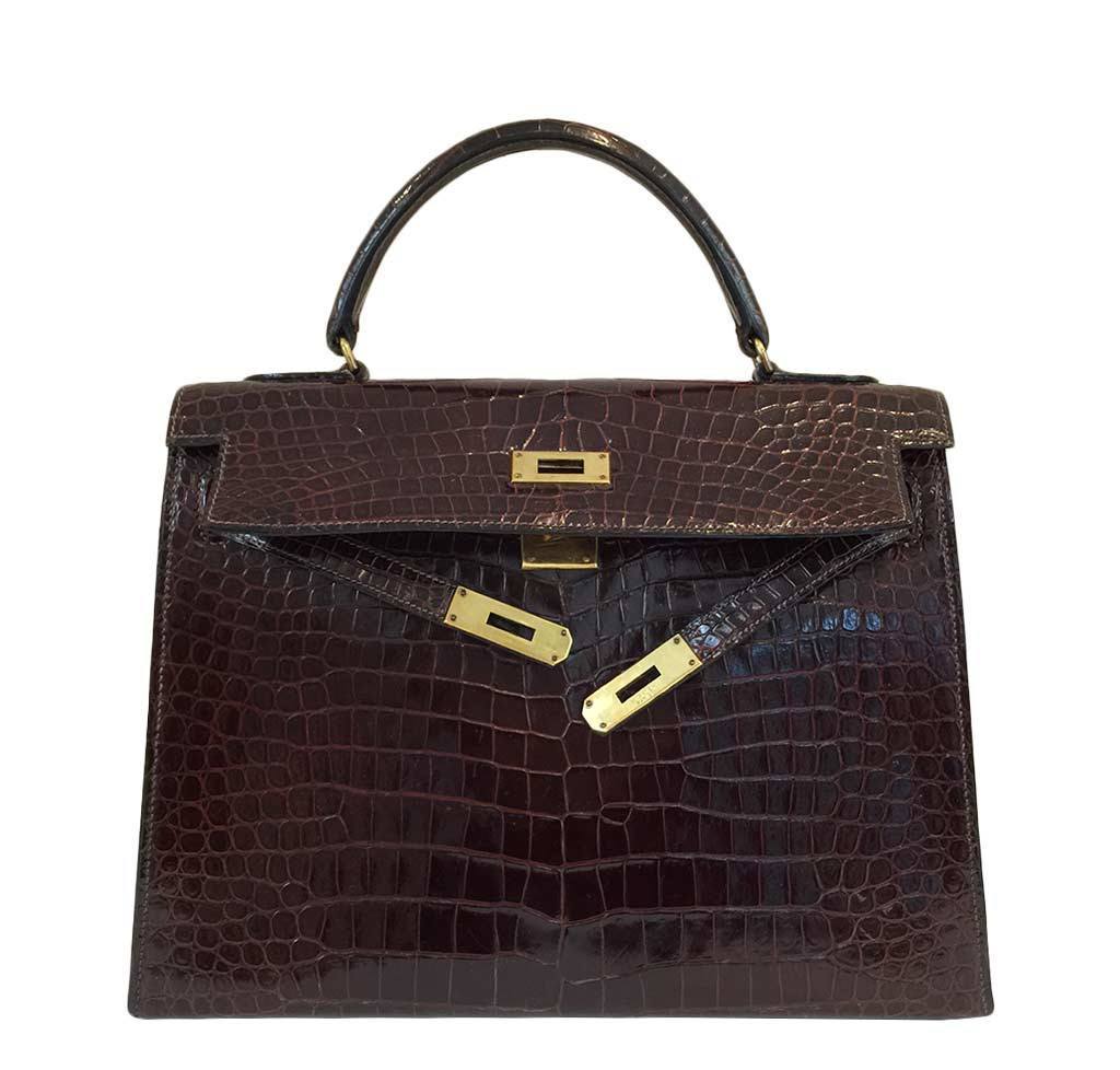 Hermès Vintage Kelly Crocodile Bag 32cm、mySite、garminoutage.com