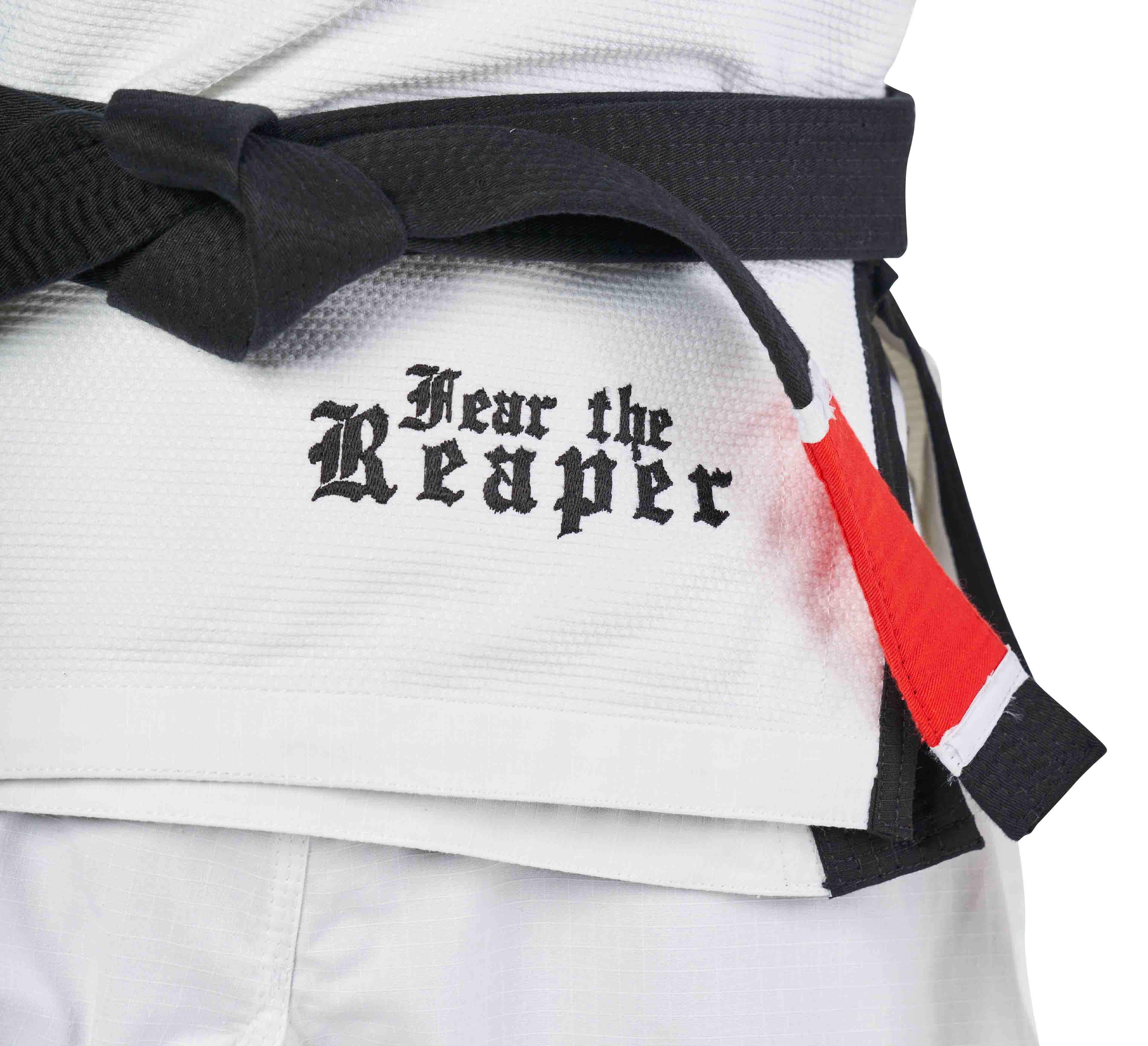 Sekai 2.0 BJJ Gi Fear The Reaper Edition White、mySite、gigharbornorthrealestate