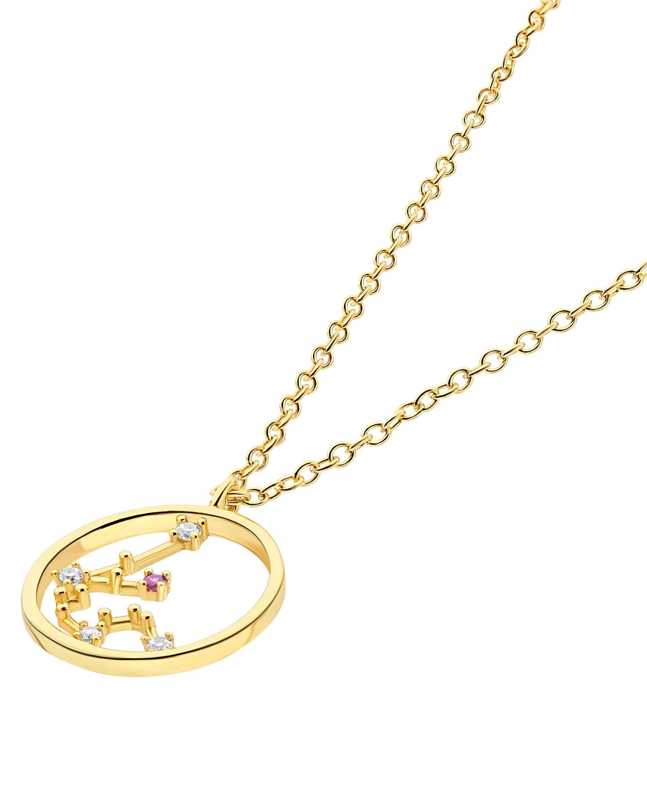 Zodiac Necklace Aquarius 18ct Gold Plated、mySite、botmansion