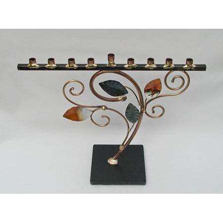 Infinity Art in Metal Tree of Life Jewish Menorah、mySite、topwebapps