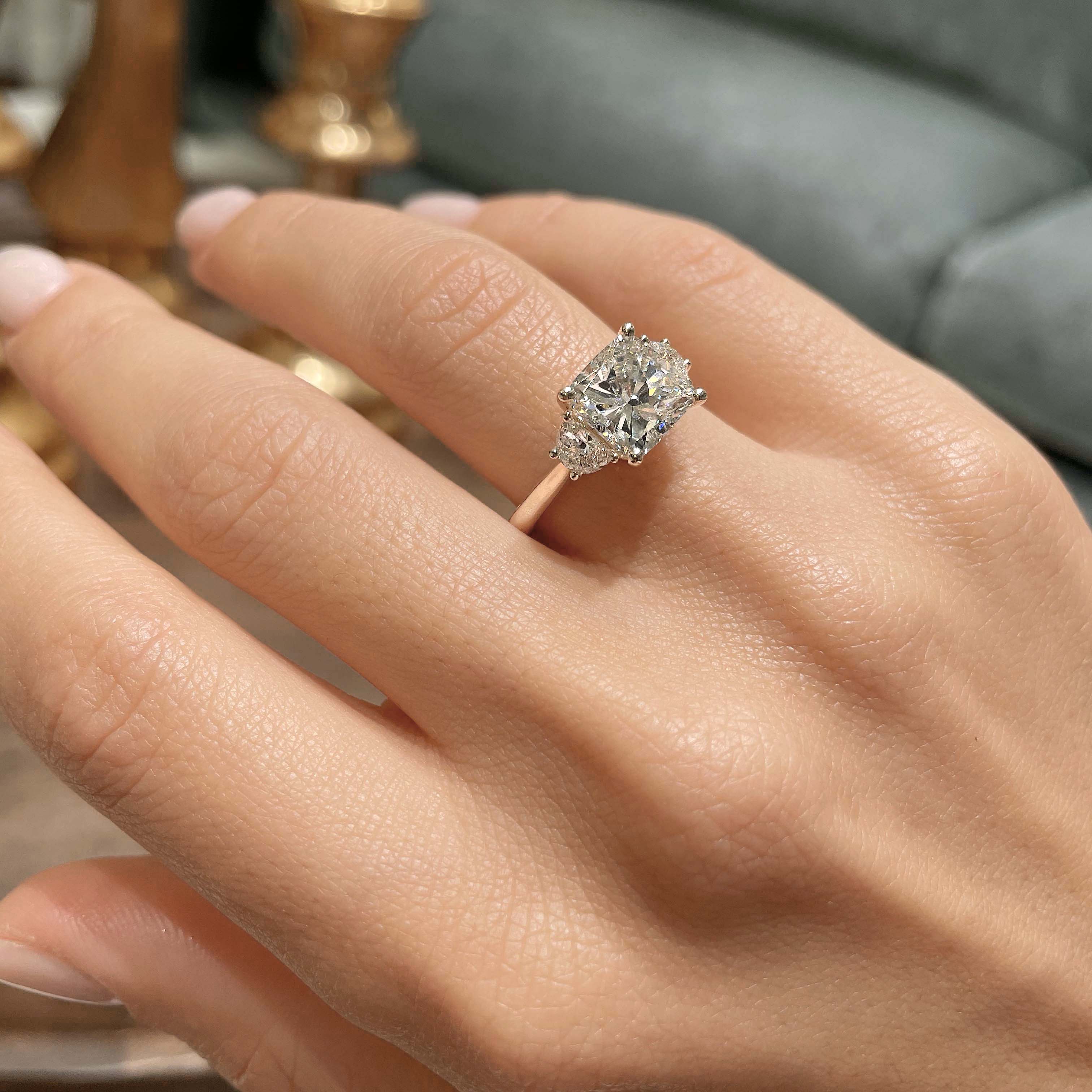 Whitney Lab Grown Diamond Ring -14K Rose Gold、mySite、hinf8tx79