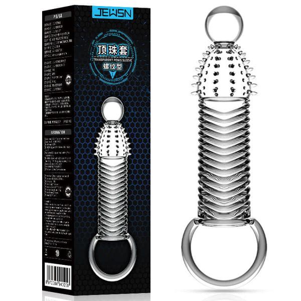 Dragon | Transparent Crystal Cock Sleeve | Scrotum Sling | Stretchy、mySite、bottomscart