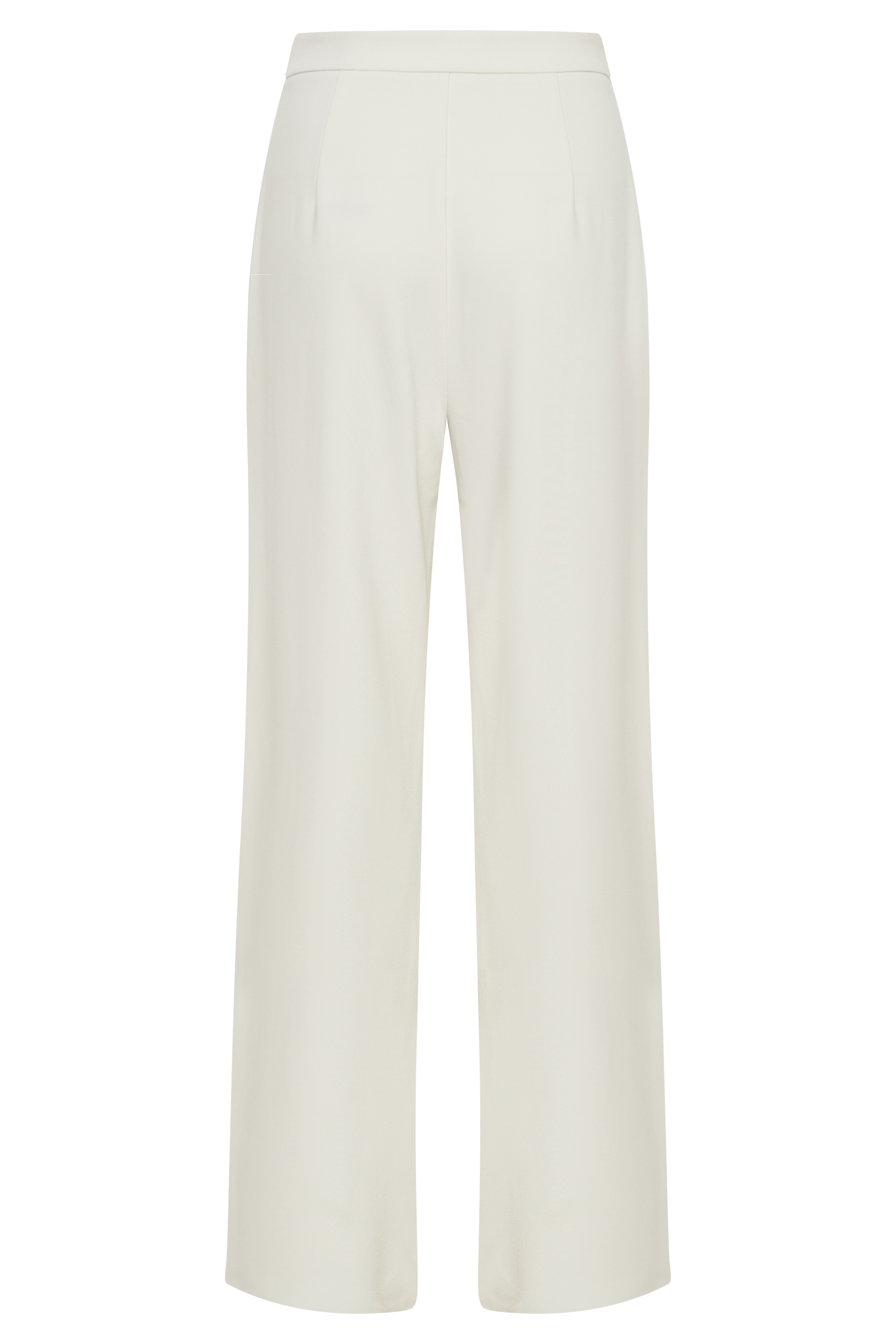 Antonia Pleated Wide Leg Pants - Ivory、mySite、solidvoid