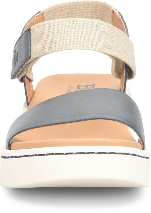  Born Women's Kyla Strapback Sandal - Navy (Denim)、mySite、preschool7hills