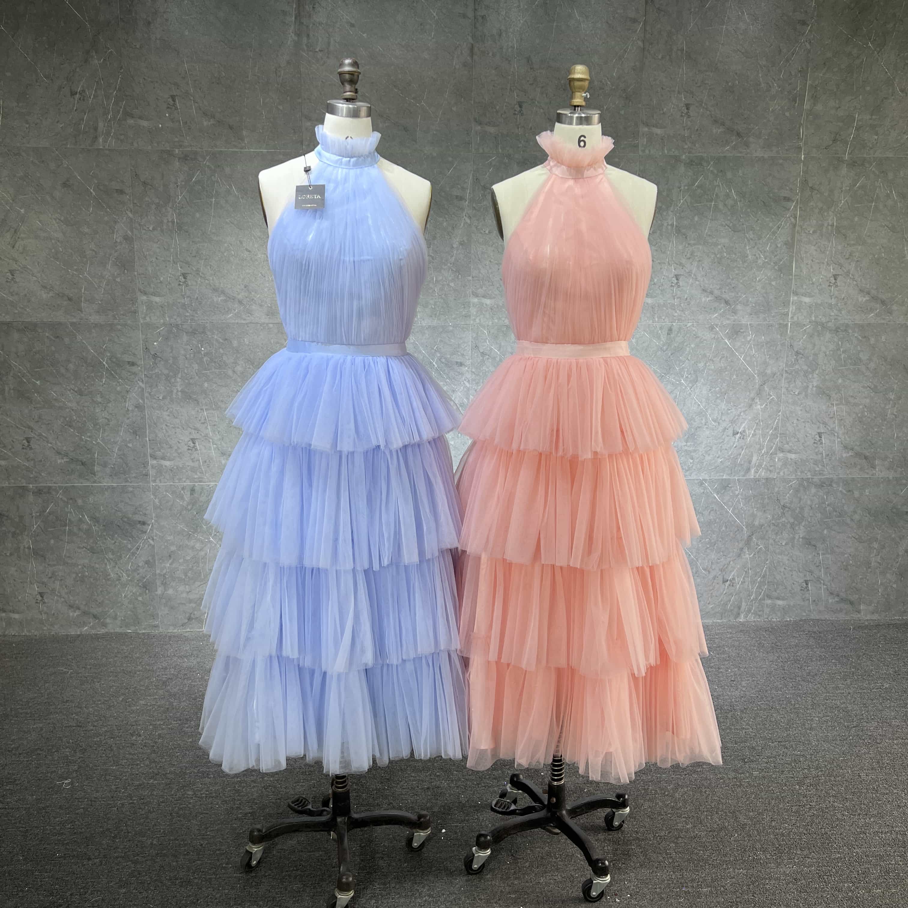  Soft Petal Tulle Dress (Sky Blue)、mySite、merchandisen