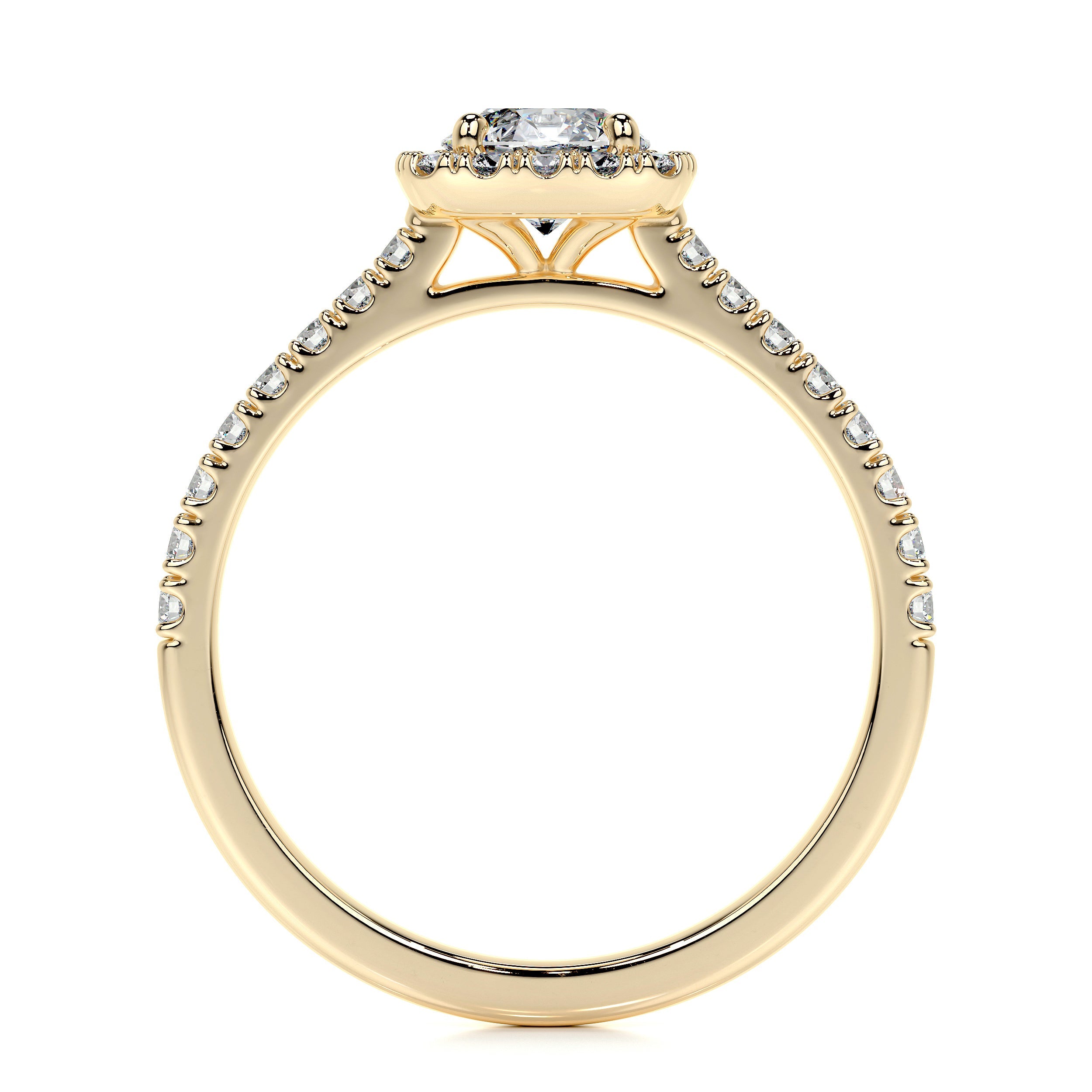 Claudia Lab Grown Diamond Ring -18K Yellow Gold、mySite、hinf8tx79