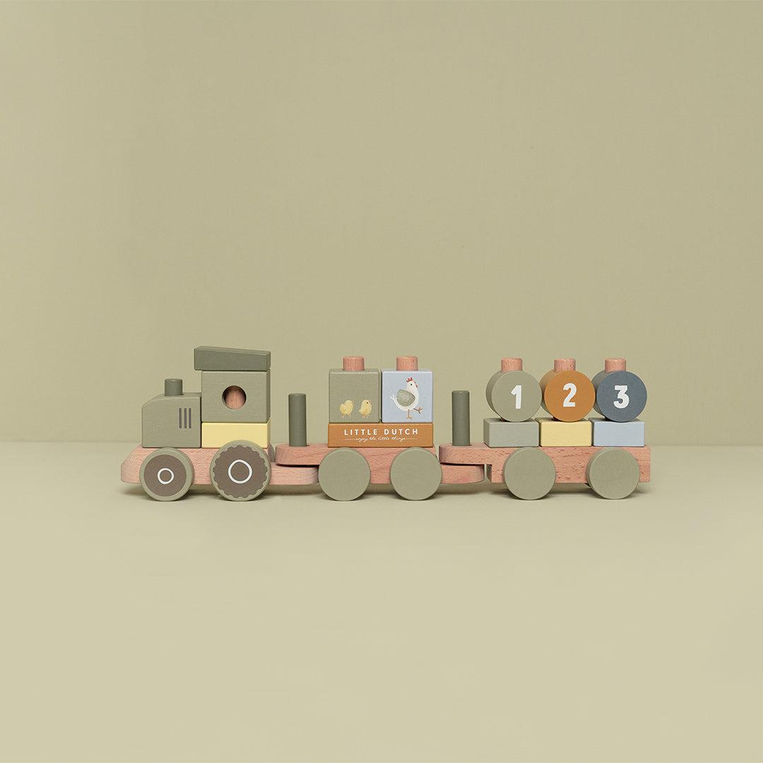  Little Dutch Stacking Train - Little Farm - Tractor、mySite、merchandisen