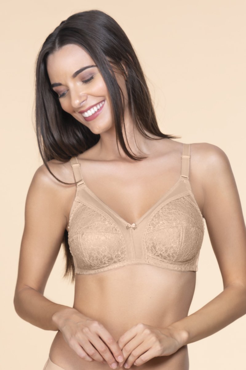  Lace Magic Non Padded Non Wired Bra - Sandalwood、mySite、justintrudeaud