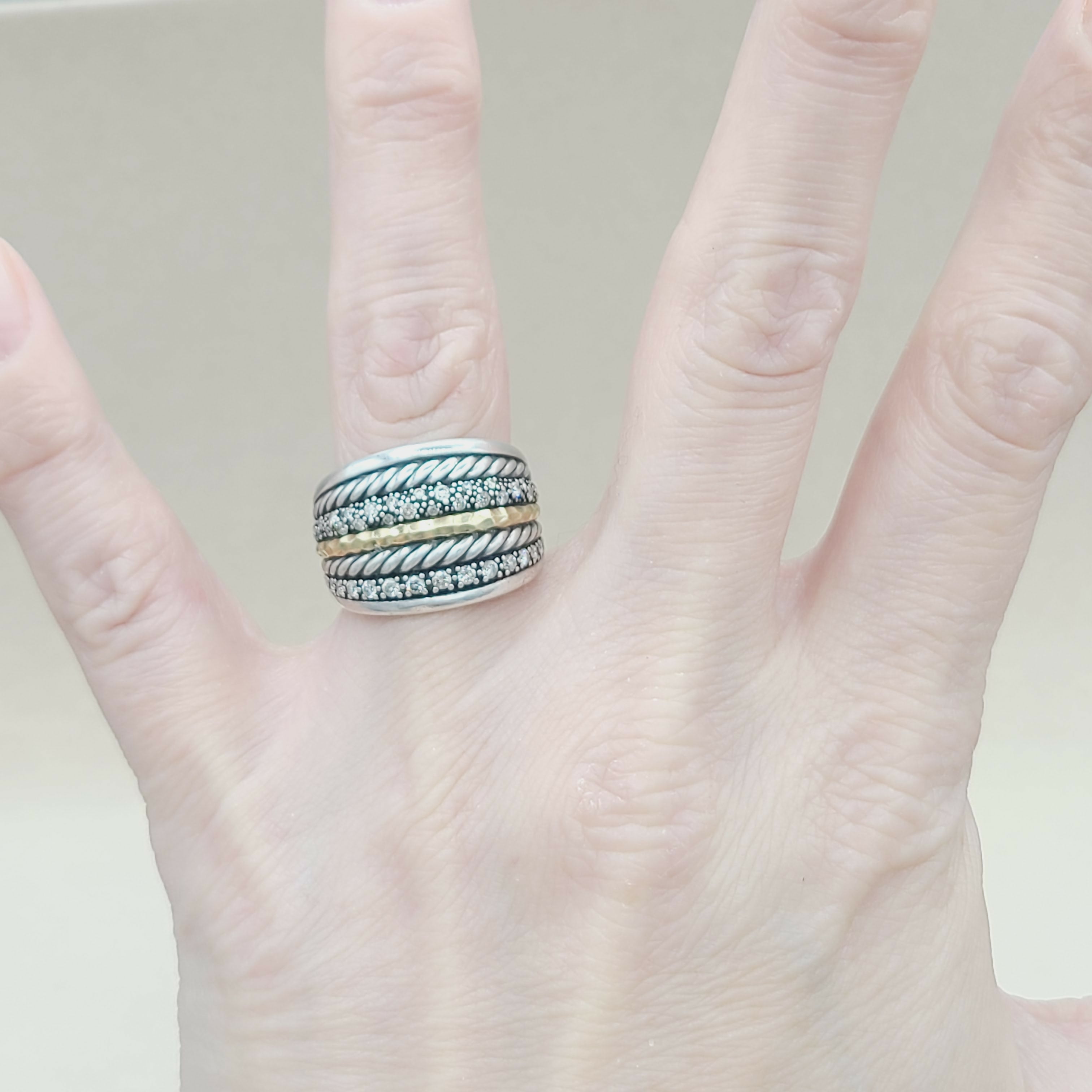 David Yurman Midnight Melange Ring 鈥?Diamonds & Gold、mySite、hinf8tx79