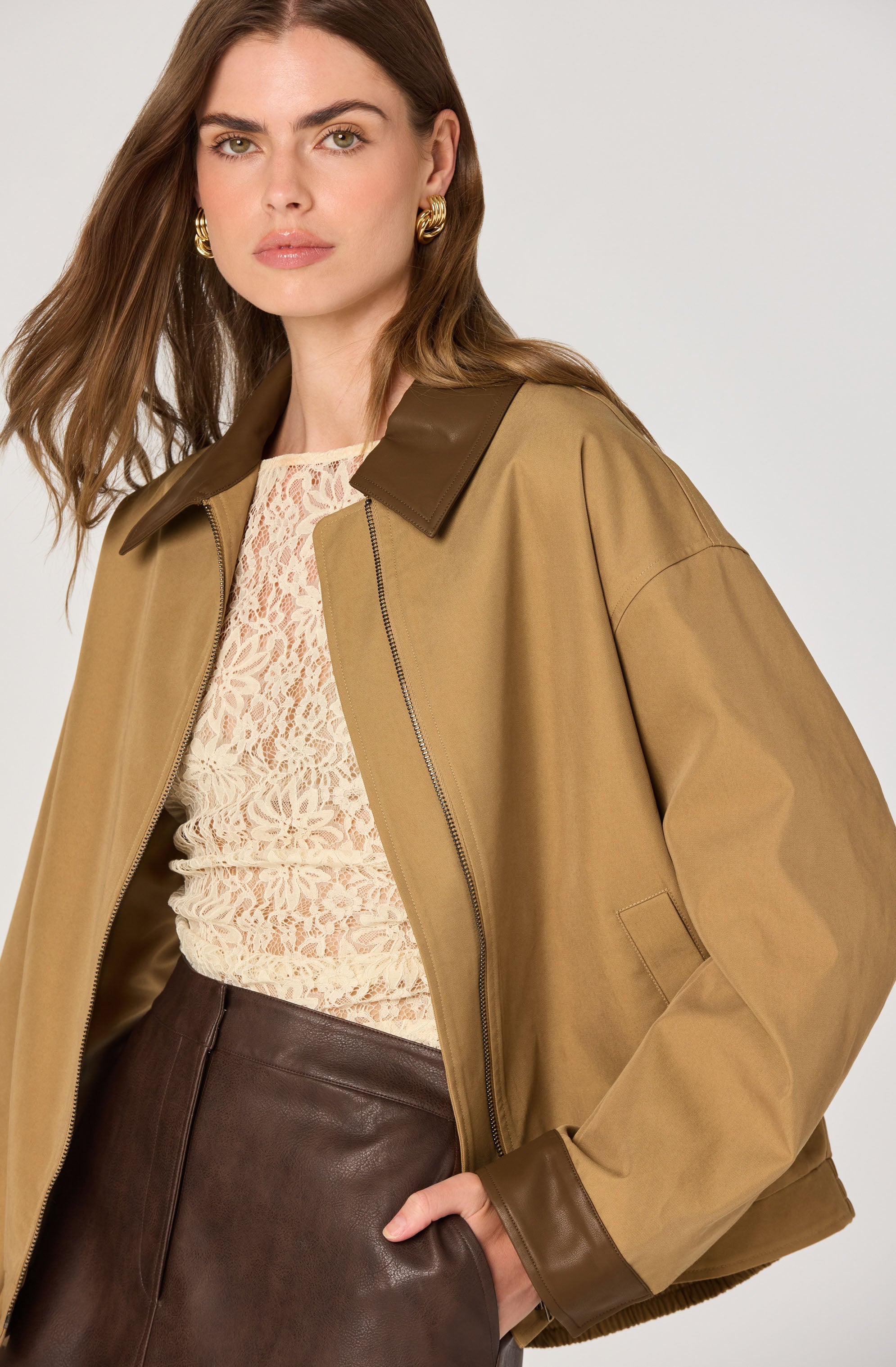 Contrast Barn Jacket、mySite、solidvoid