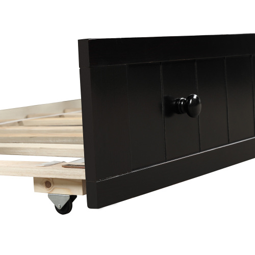 Twin Wooden Daybed with 2 drawers, Sofa Bed for Bedroom Living Room,No Box Spring Needed,White、、casual