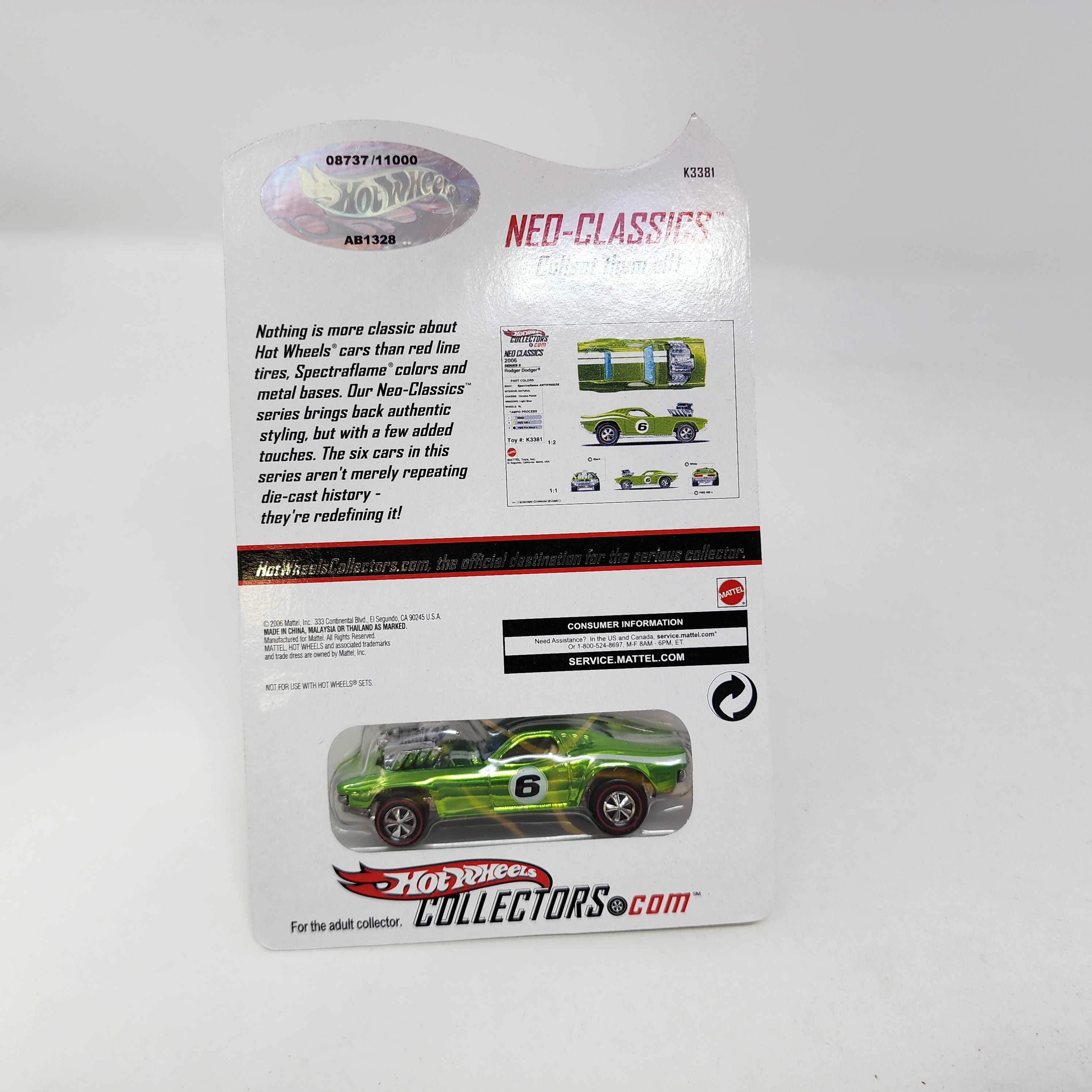 Rodger Dodger Series 5 * Hot Wheels Red Line Club RLC Neo-Classics、mySite、hgirdovlk