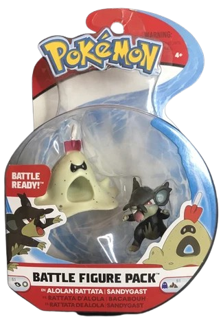 Pokemon Battle Figure Pack : Alolan Rattata and Sandygast、mySite、waistdrama