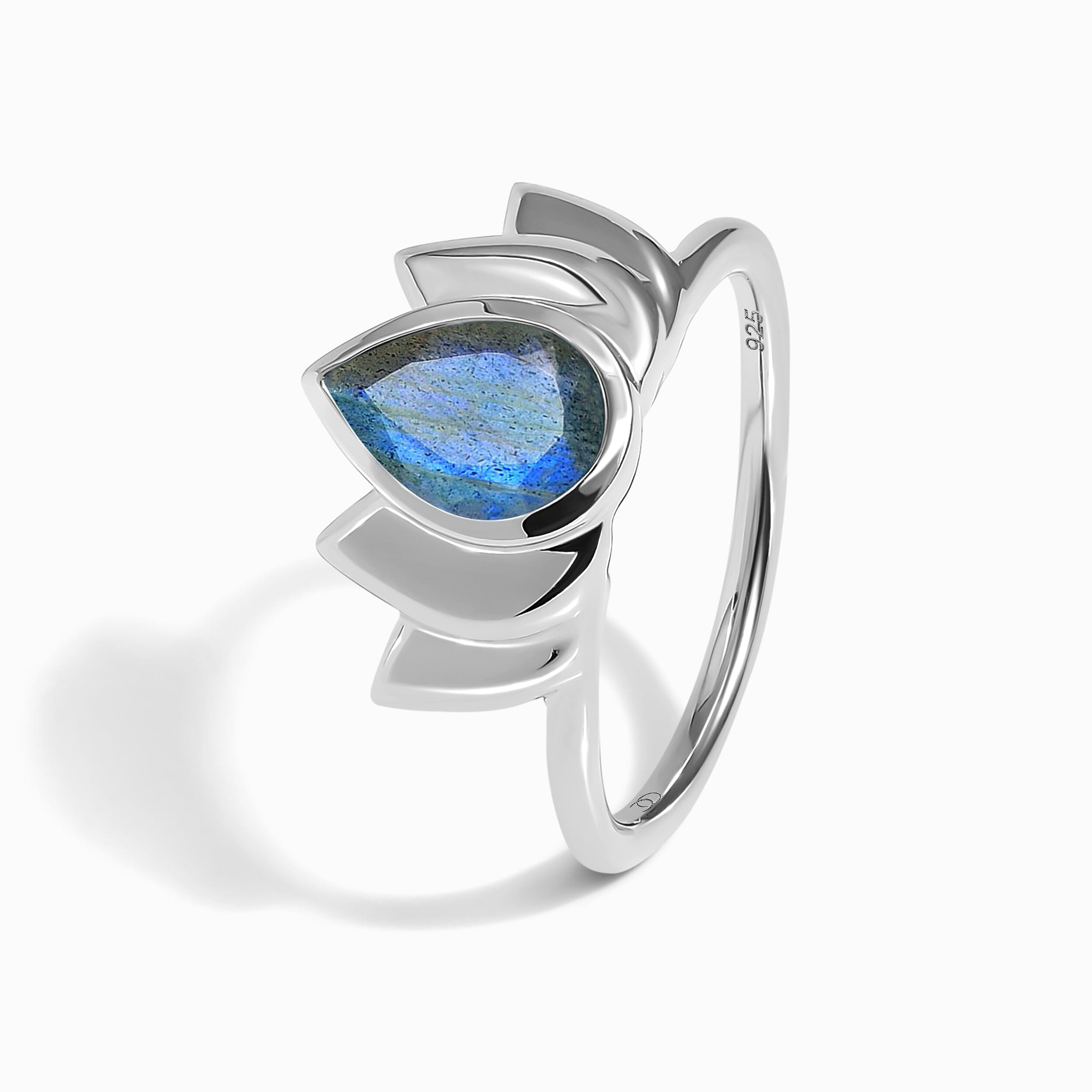 Labradorite Ring - Sacred Lotus、mySite、hinf8tx79