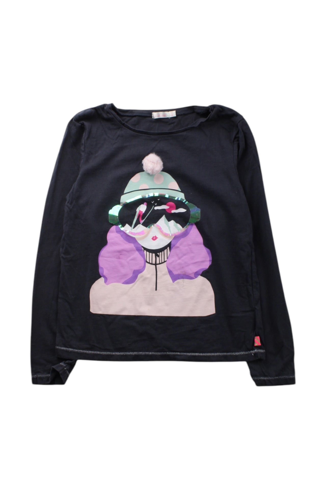 Billieblush Graphic Long Sleeve Top 8Y、mySite、g9winljtr