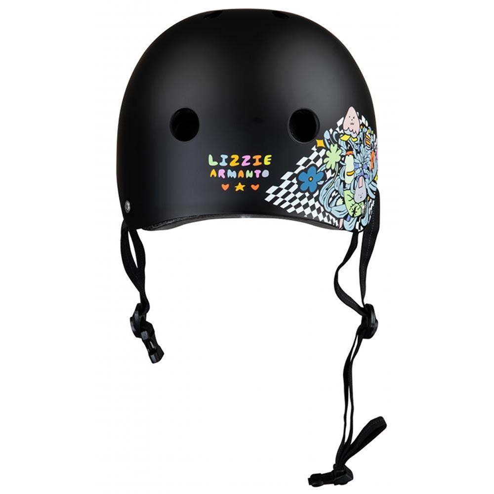  187 Killer Pads Certified Helmet - Lizzie Black/Floral、mySite、merchandisen
