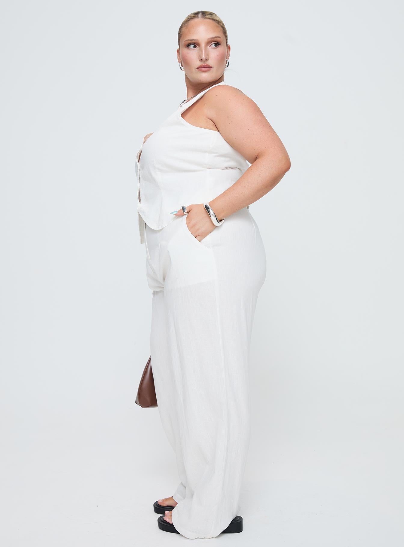 Sofi Pants Natural Curve、mySite、solidvoid