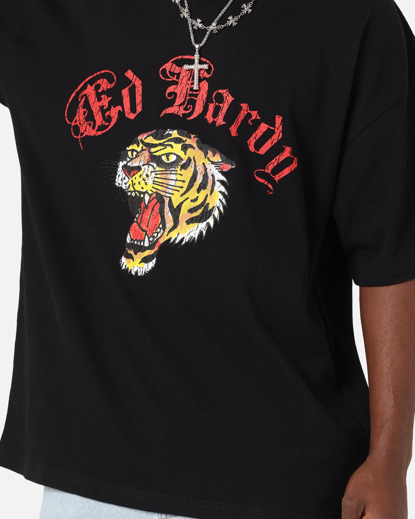 Ed Hardy Tiger Wrath T-Shirt Black、mySite、zt4zffjzw