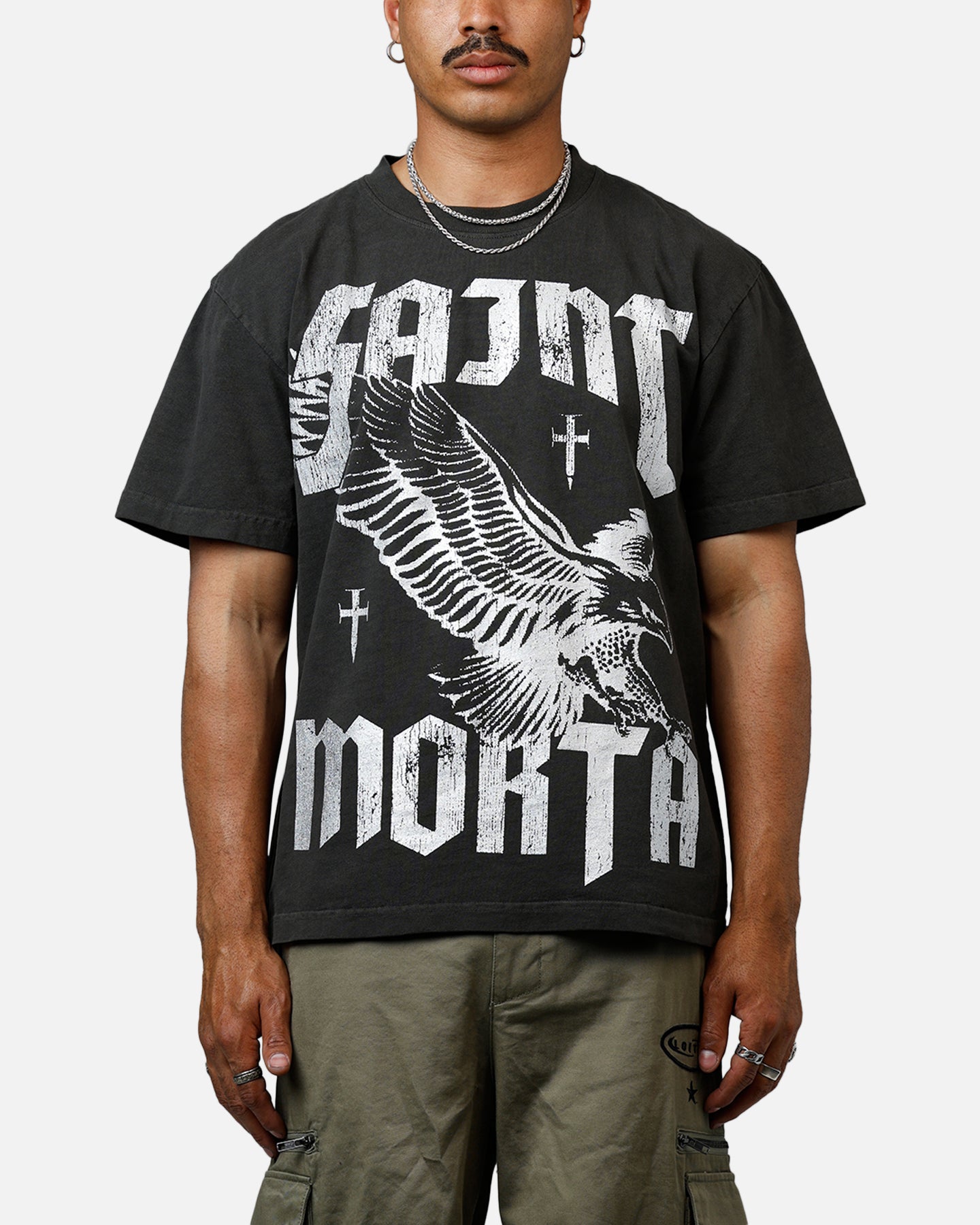 Saint Morta Ride Or Die Boxy T-Shirt Black Wash、mySite、zt4zffjzw