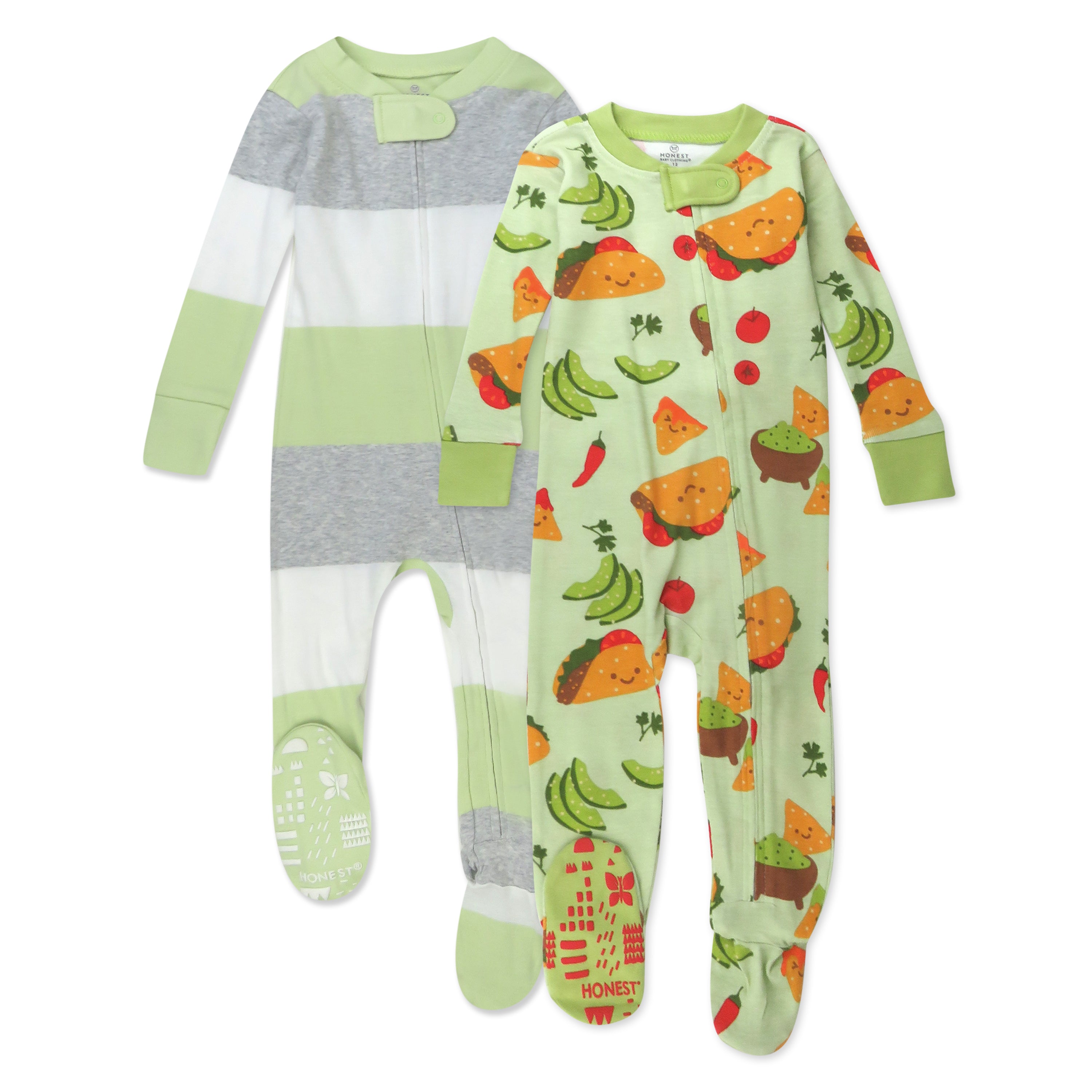  2-Pack Organic Cotton Snug-Fit Footed Pajama、mySite、layawaytickets