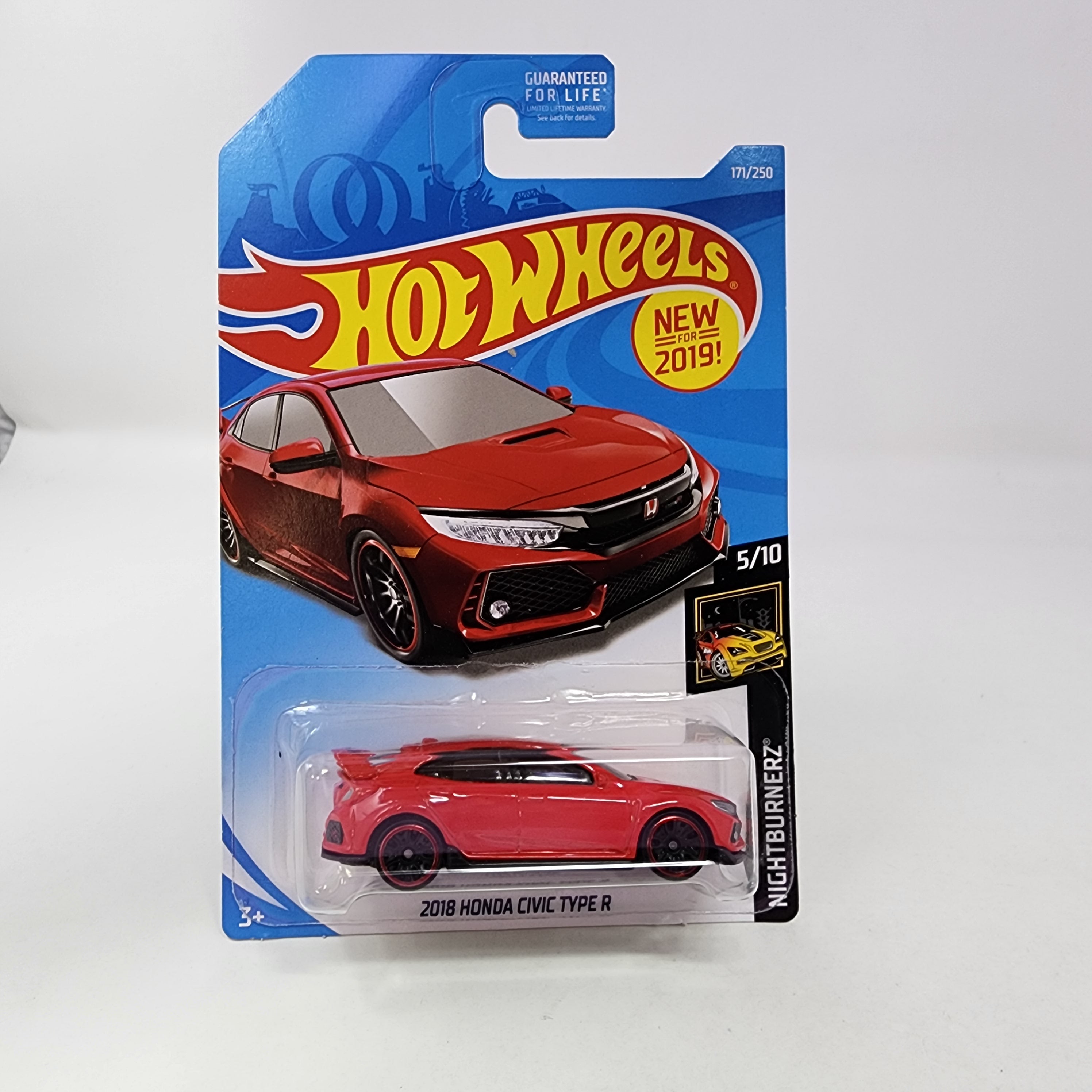 2018 Honda Civic Type R #171 * RED * Hot Wheels 2019、mySite、hgirdovlk
