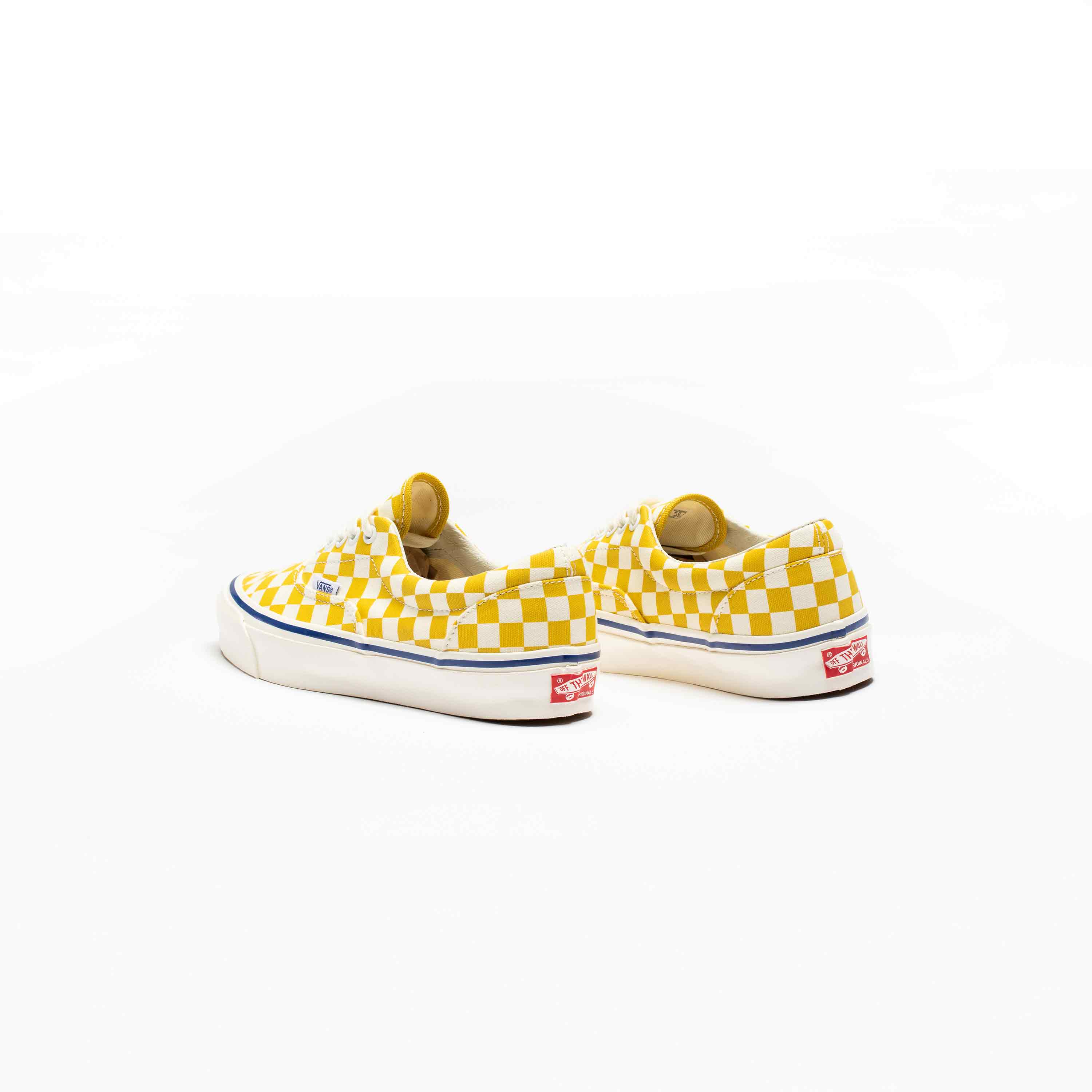Vault OG Era LX Checkerboard Men's Lifestyle Shoe - Yellow/White、mySite、dreamappss