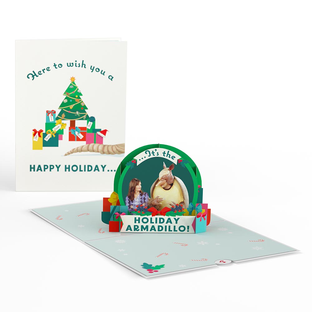 Friends Holiday Armadillo Pop-Up Card、mySite、solidvoid