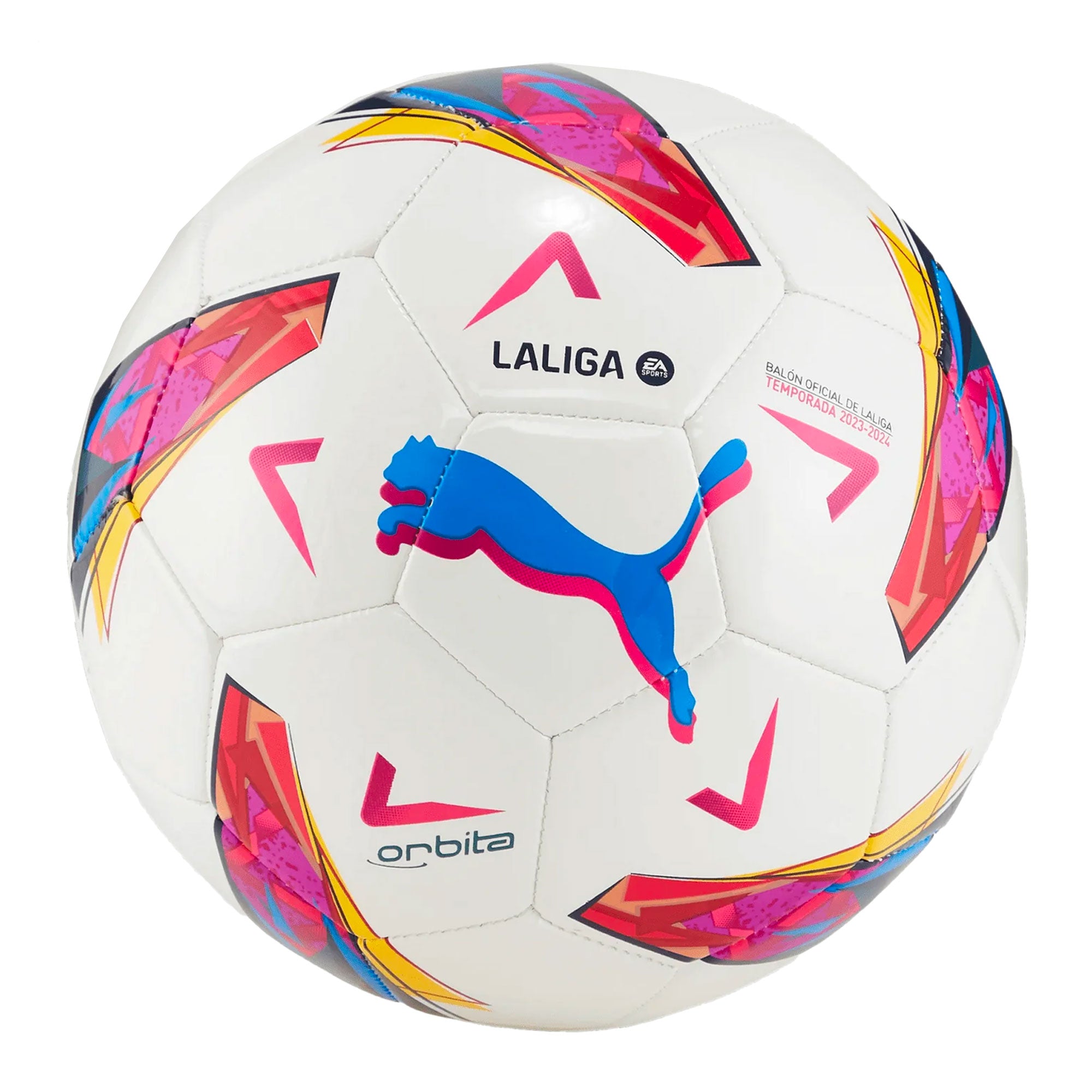 PUMA Orbita La Liga 1 MS Ball White/MultiColor、mySite、noshort