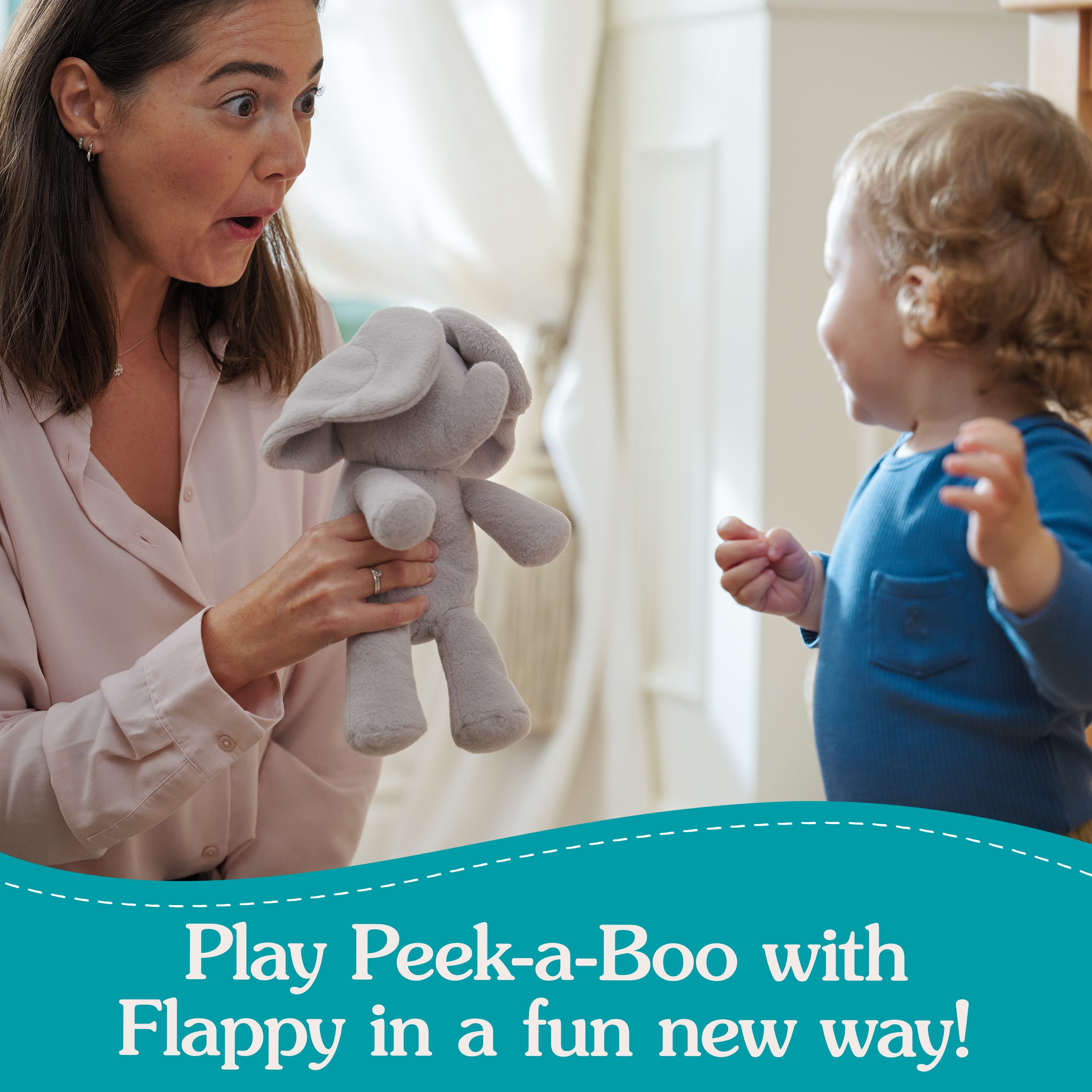 Peek-a-Boo Flappy the Elephant, 7 in、mySite、pszhyizbm