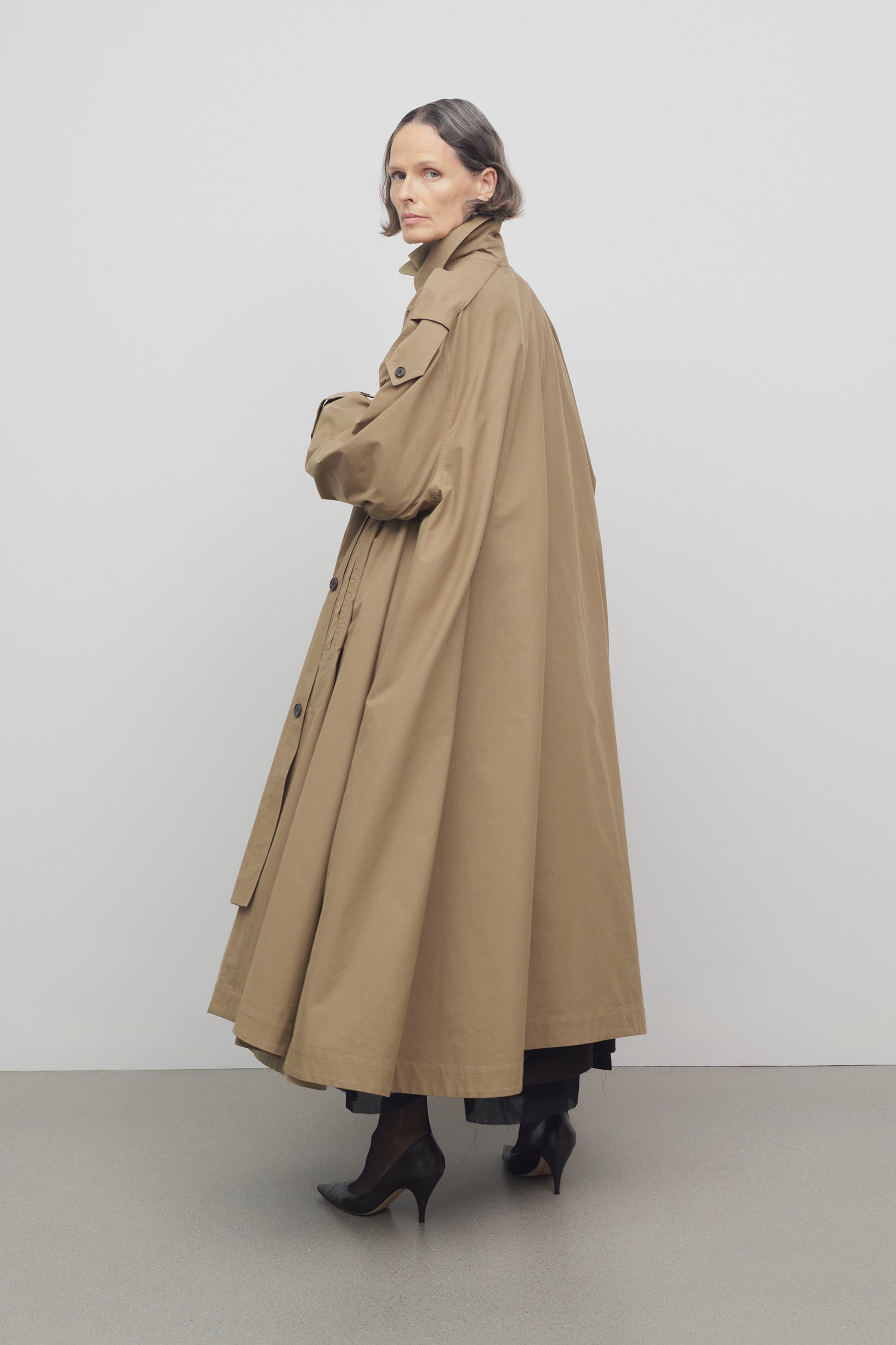 Aralia Coat in Cotton、mySite、aoinhome