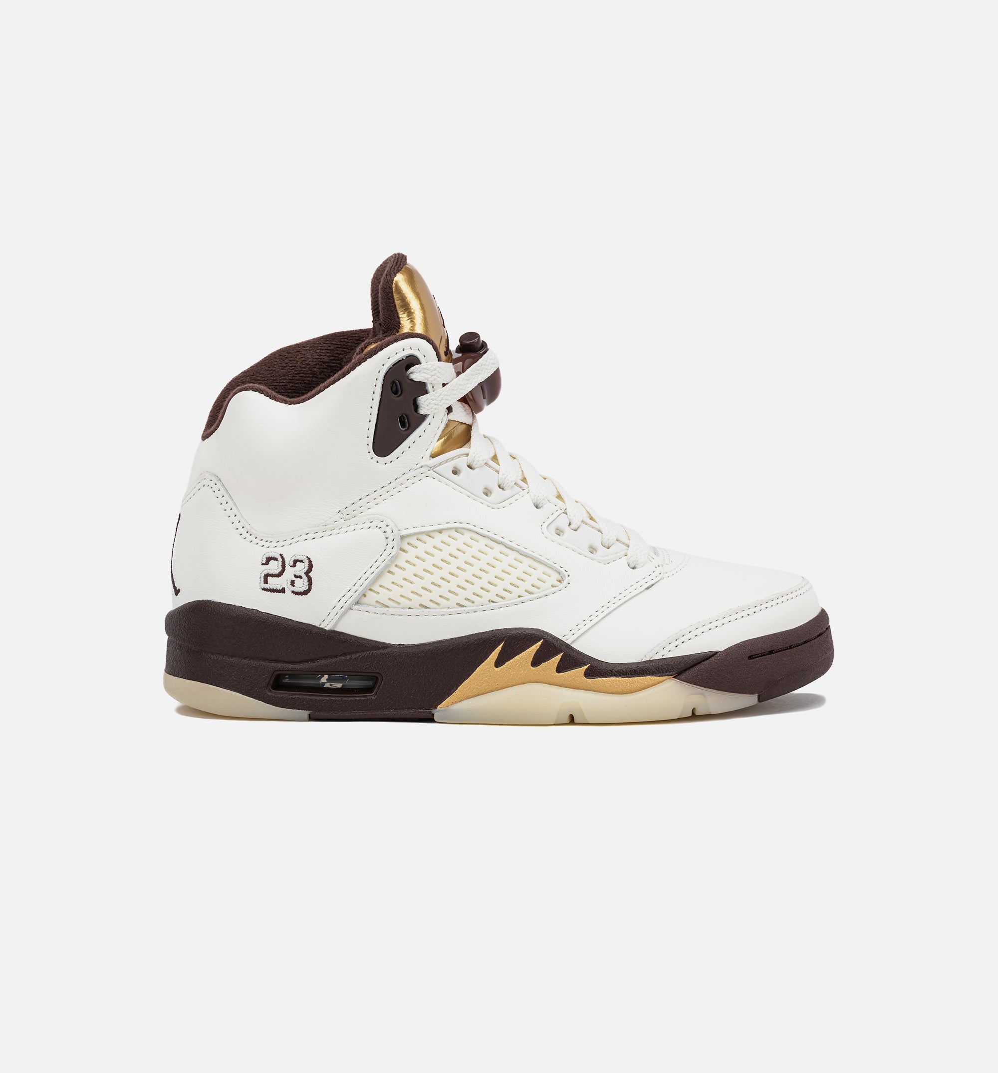Air Jordan 5 Retro Golden Ticket Womens Lifestyle Shoe - Earth/Metallic Gold/Sail/Muslin、mySite、dreamappss