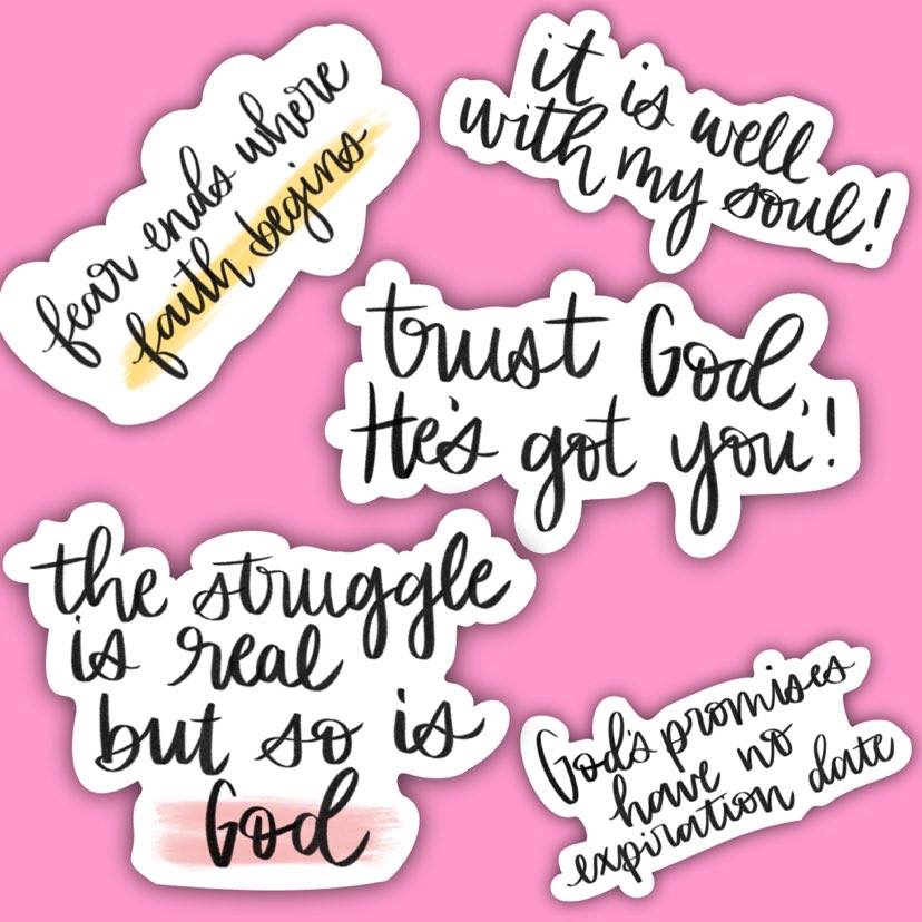  Faith Stickers - 5 Pack、mySite、elrpsem3k