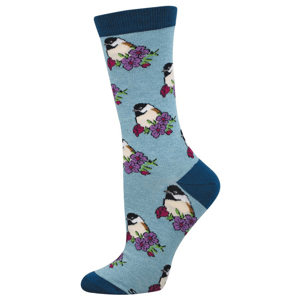  Perching Chickadee | Bamboo | Women | Blue Heather、mySite、preschool7hills