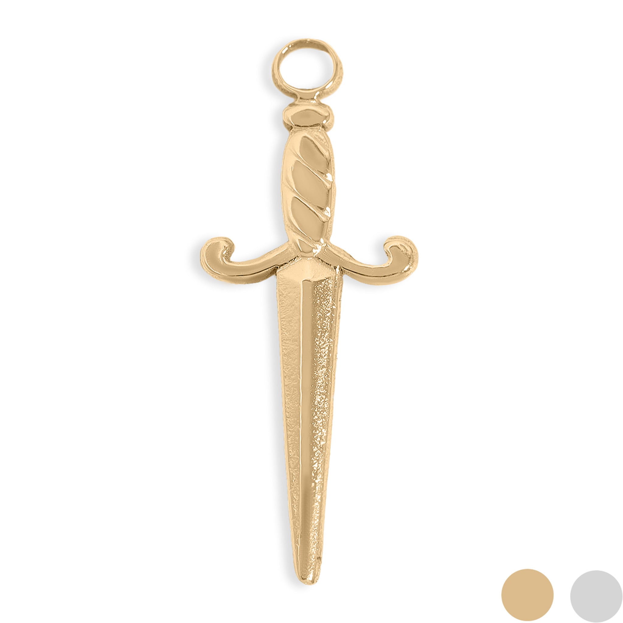 18K Gold PVD Stainless Steel Dagger Charm / PDL0199、mySite、dreamappss